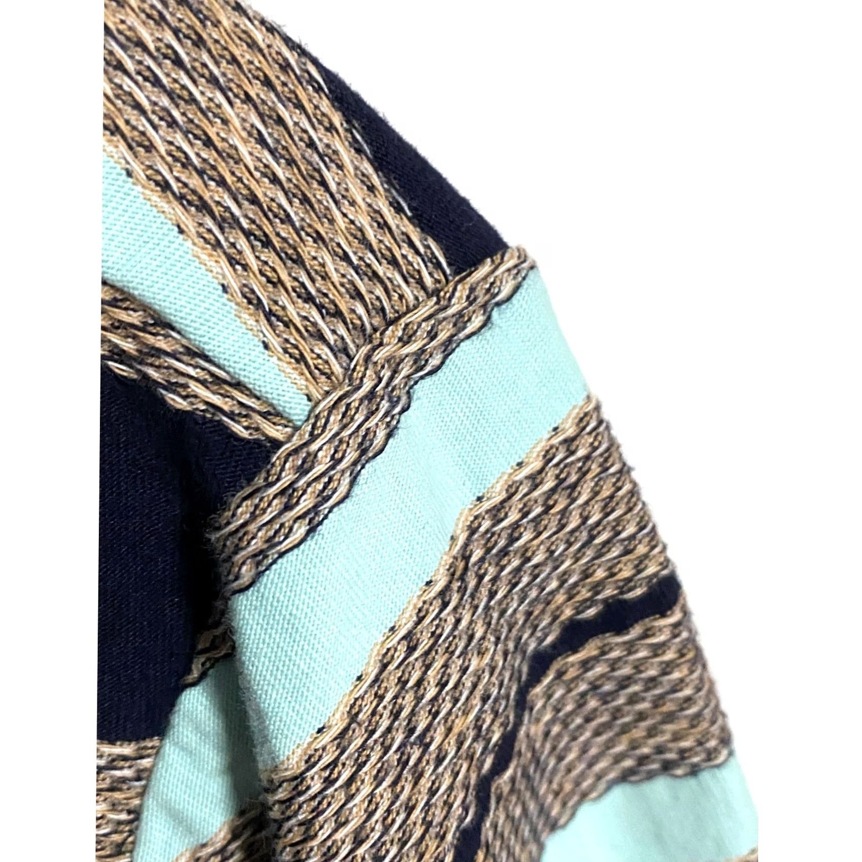 J.Crew J.CREW Shirt Womens M Preppy 2013 Cotton Striped Popover 3/4 Sleeve VINTAGE? Size M / US 6-8 / IT 42-44 - 2 Thumbnail