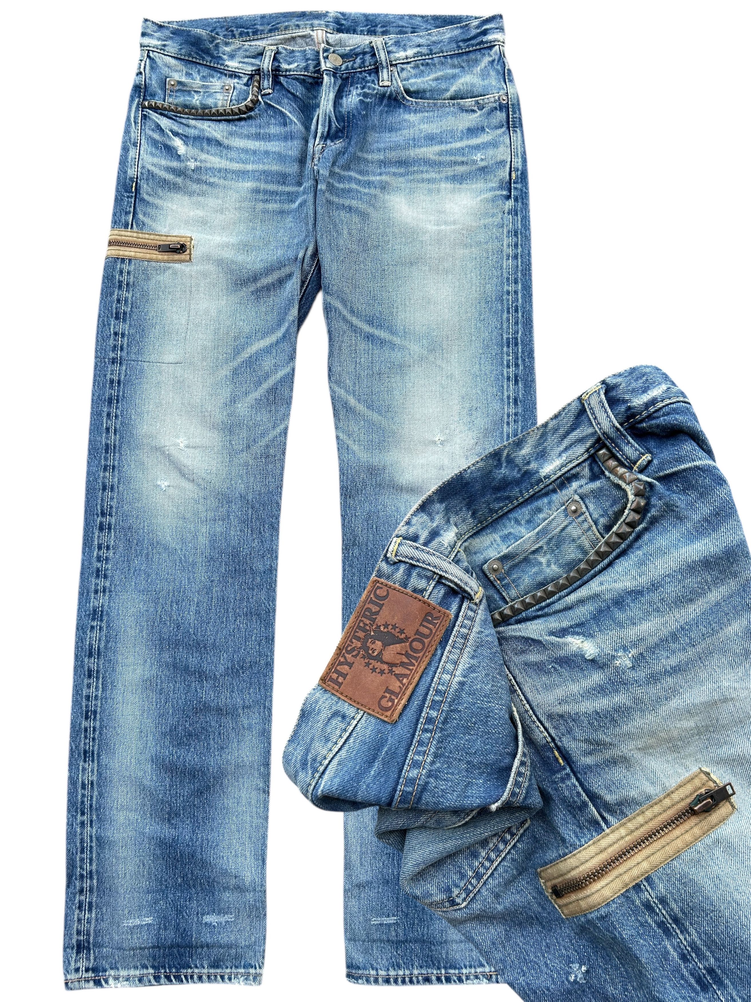 Hysteric Glamour Selvedge Japanese Punk Distressed Denim