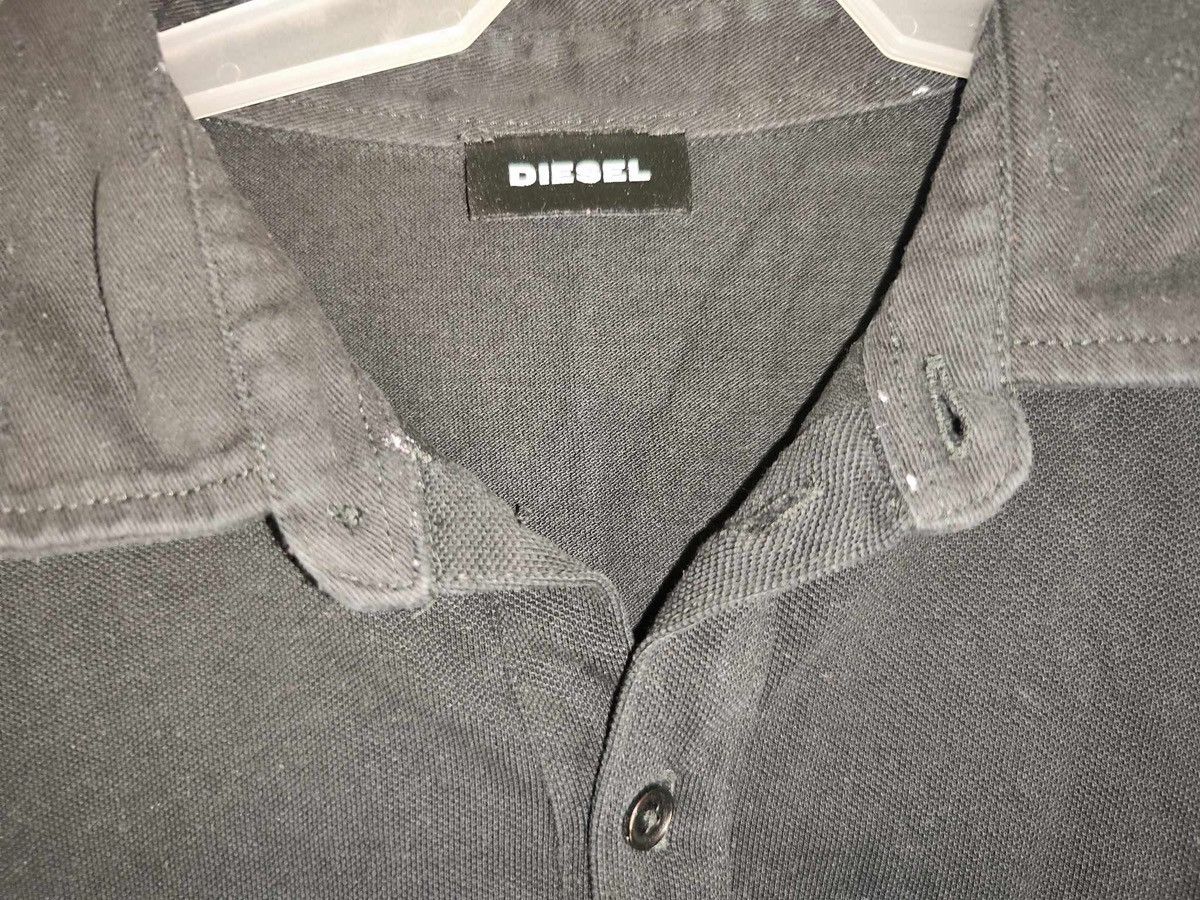 Designer × Diesel Diesel men’s collared black cotton T-shirt size L Size US L / EU 52-54 / 3 - 5 Thumbnail