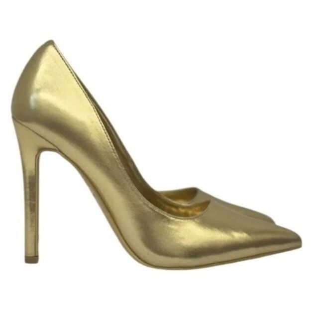 OLIVIA FERGUSON / Kiara / Gold / Pointed-Toe / High Heel Pum