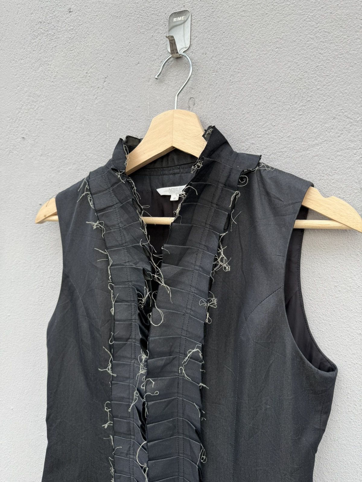 Japanese Brand Vintage RARE Patrick Cox Wannabe Distess Look Ribbon Shirt Size M / US 6-8 / IT 42-44 - 6 Thumbnail