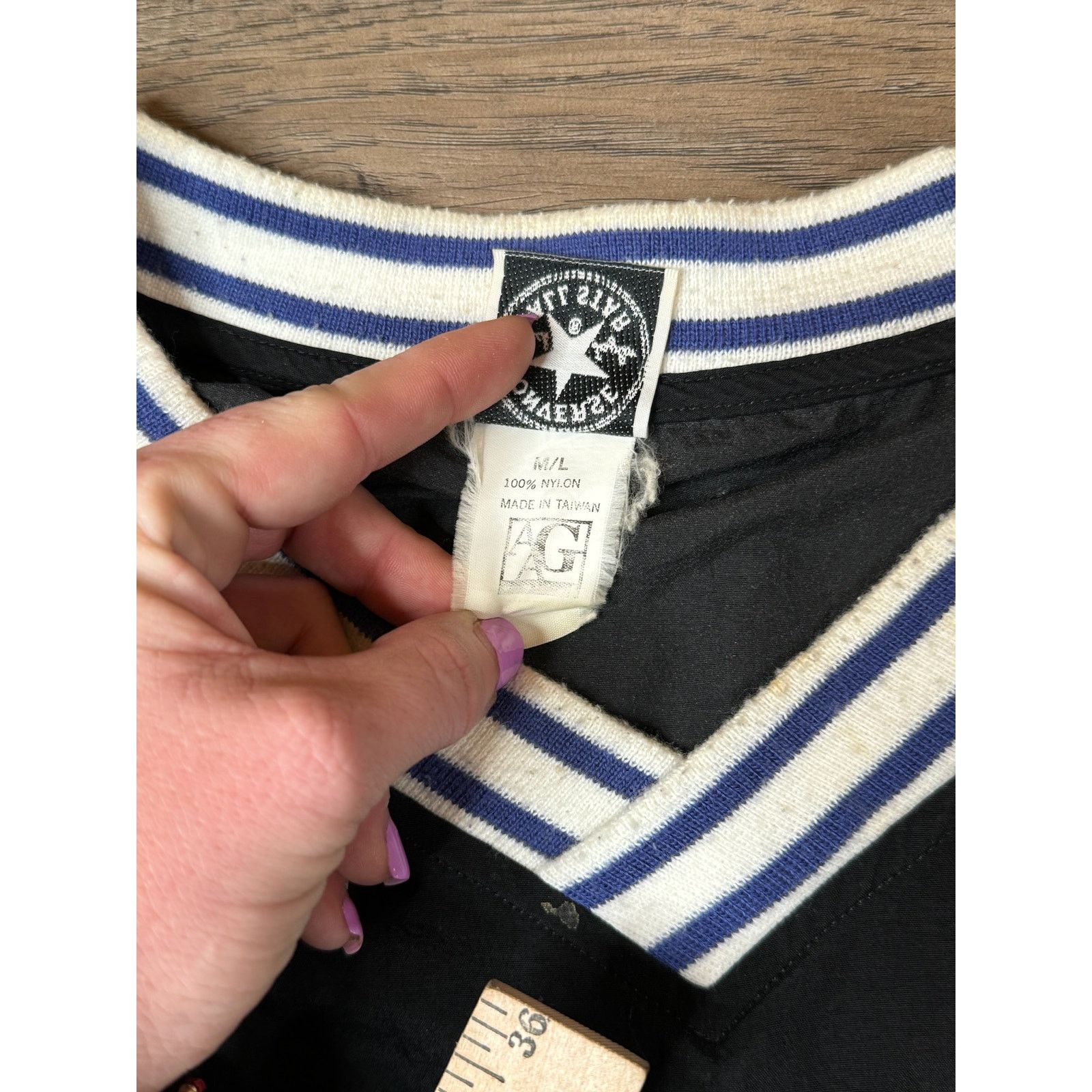 Converse Vintage Converse All Star Nylon Pullover Jacket M/L Size US L / EU 52-54 / 3 - 3 Thumbnail