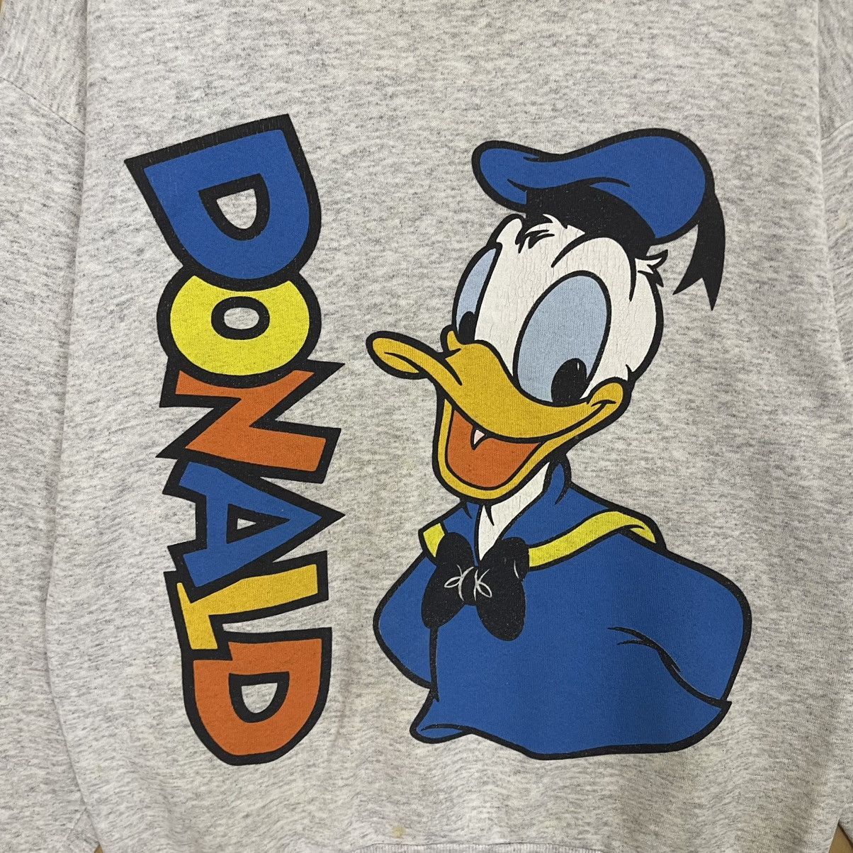 Cartoon Network Vintage 90s Donald Duck Big Mirror Logo Crewneck Sweatshirt Size US M / EU 48-50 / 2 - 4 Thumbnail