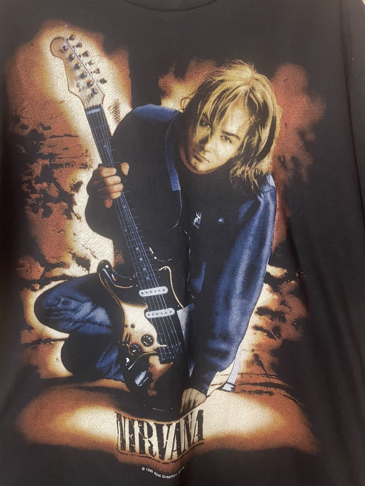 Nirvana Vintage 1999 Nirvana Band Tees x Michael Size US XL / EU 56 / 4 - 4 Thumbnail