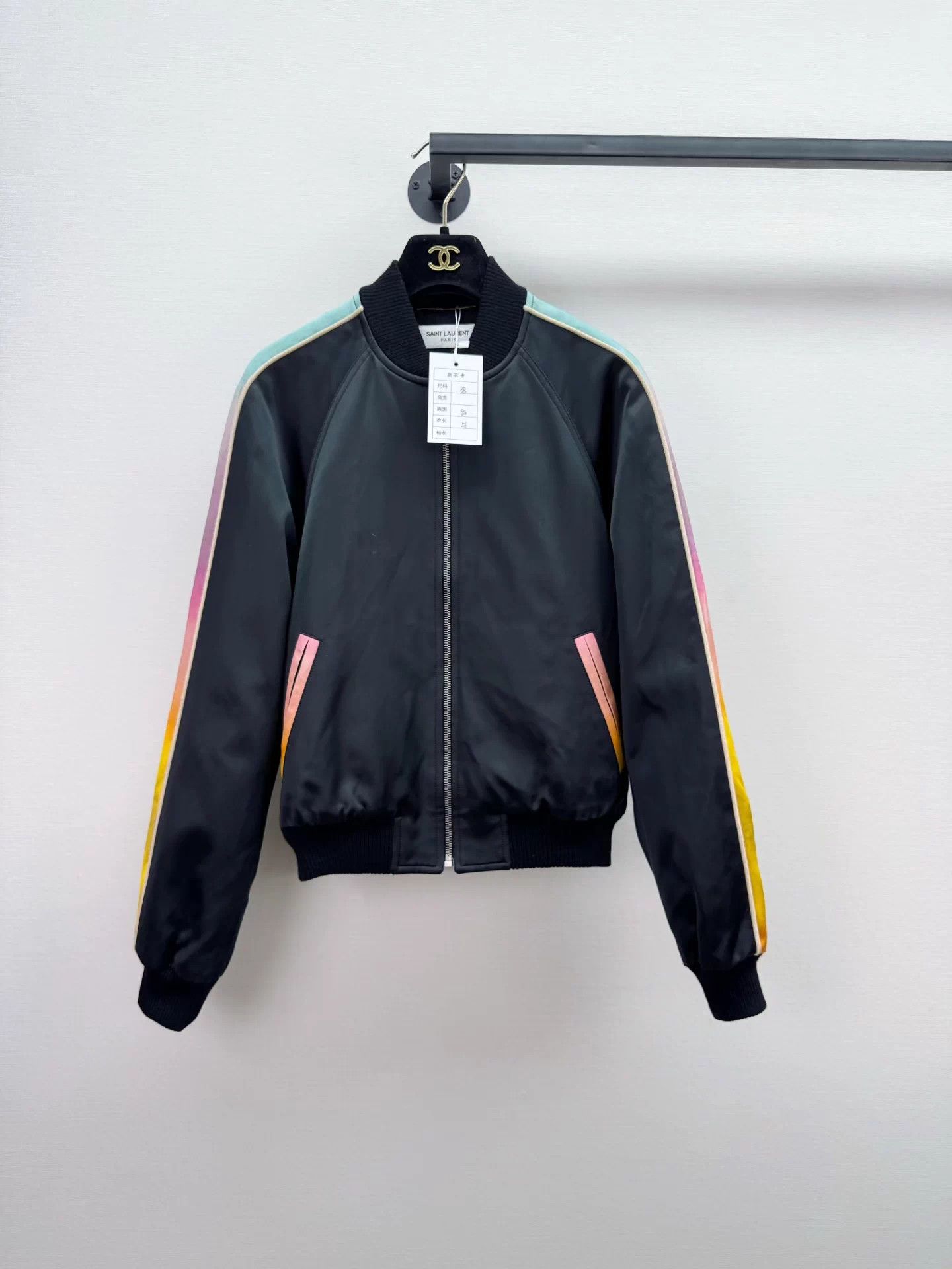 Saint Laurent Paris SLP baseball jacket 38 like new Size XS / US 0-2 / IT 36-38 - 1 Thumbnail