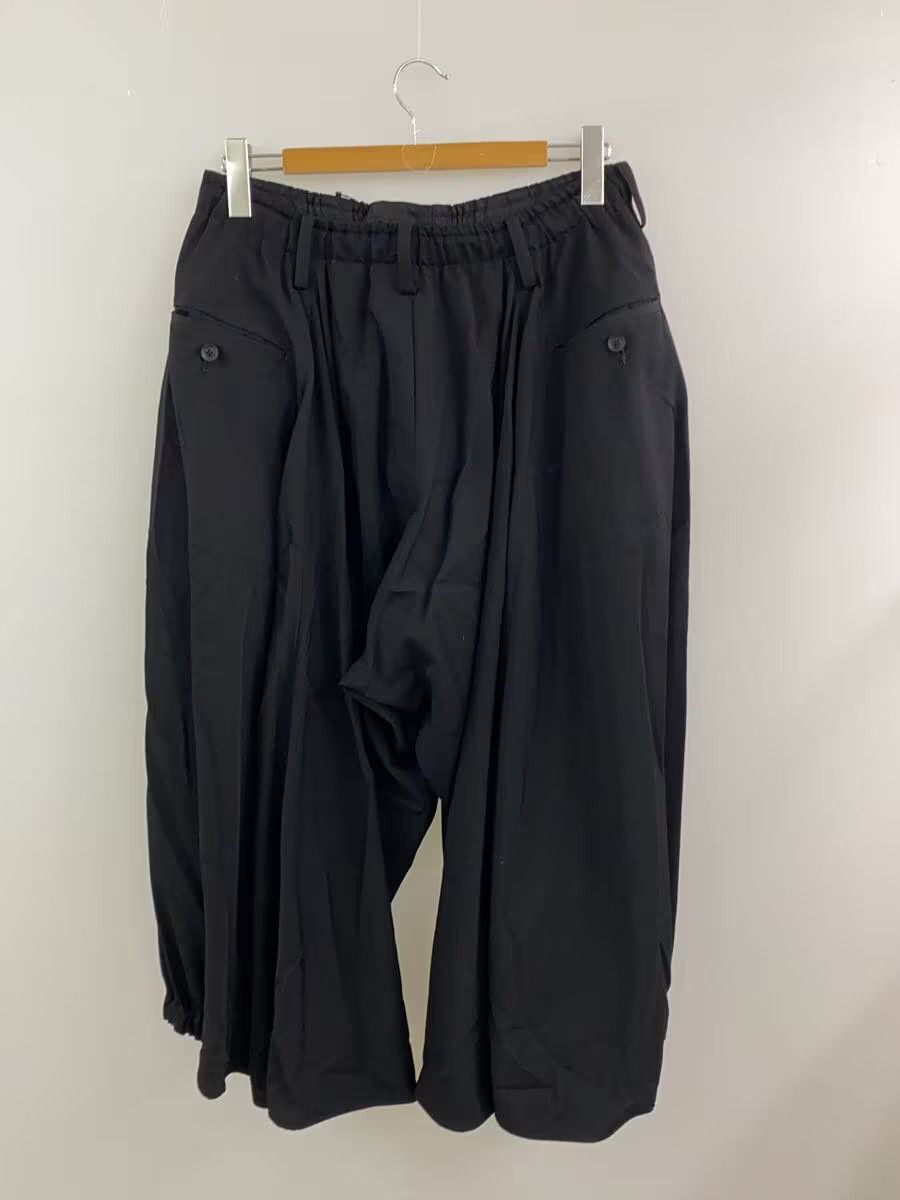Yohji Yamamoto yohji yamamoto POUR HOMME 2/wool/black/plain Straight pants Size US 30 / EU 46 - 2 Thumbnail