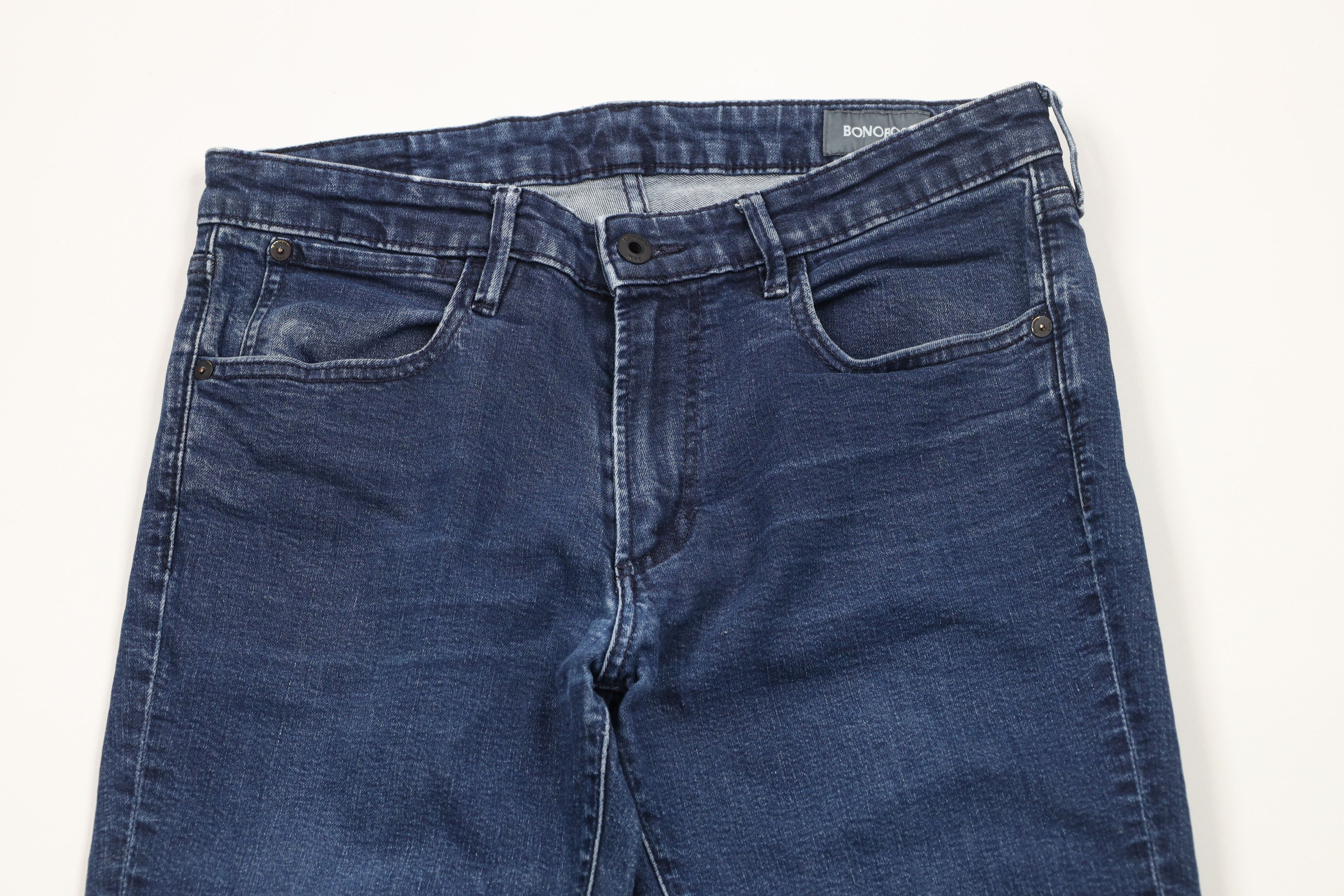 Bonobos × Vintage Bonobos Slim Fit Faded Stretch Denim Jeans Pants Blue Size US 33 - 2 Thumbnail