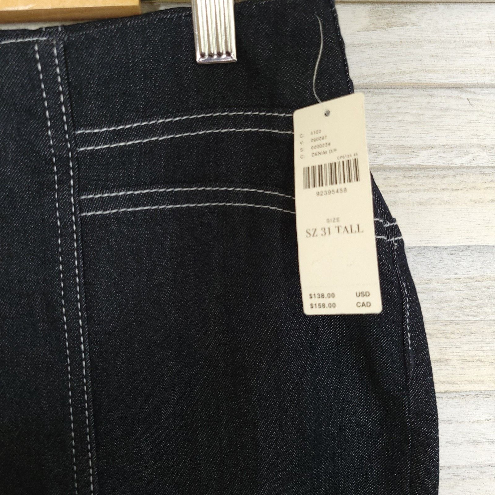 Anthropologie MAEVE Womens Anthropologie High Rise Straight Leg Jeans 31T Size 34" / US 12 / IT 48 - 3 Thumbnail