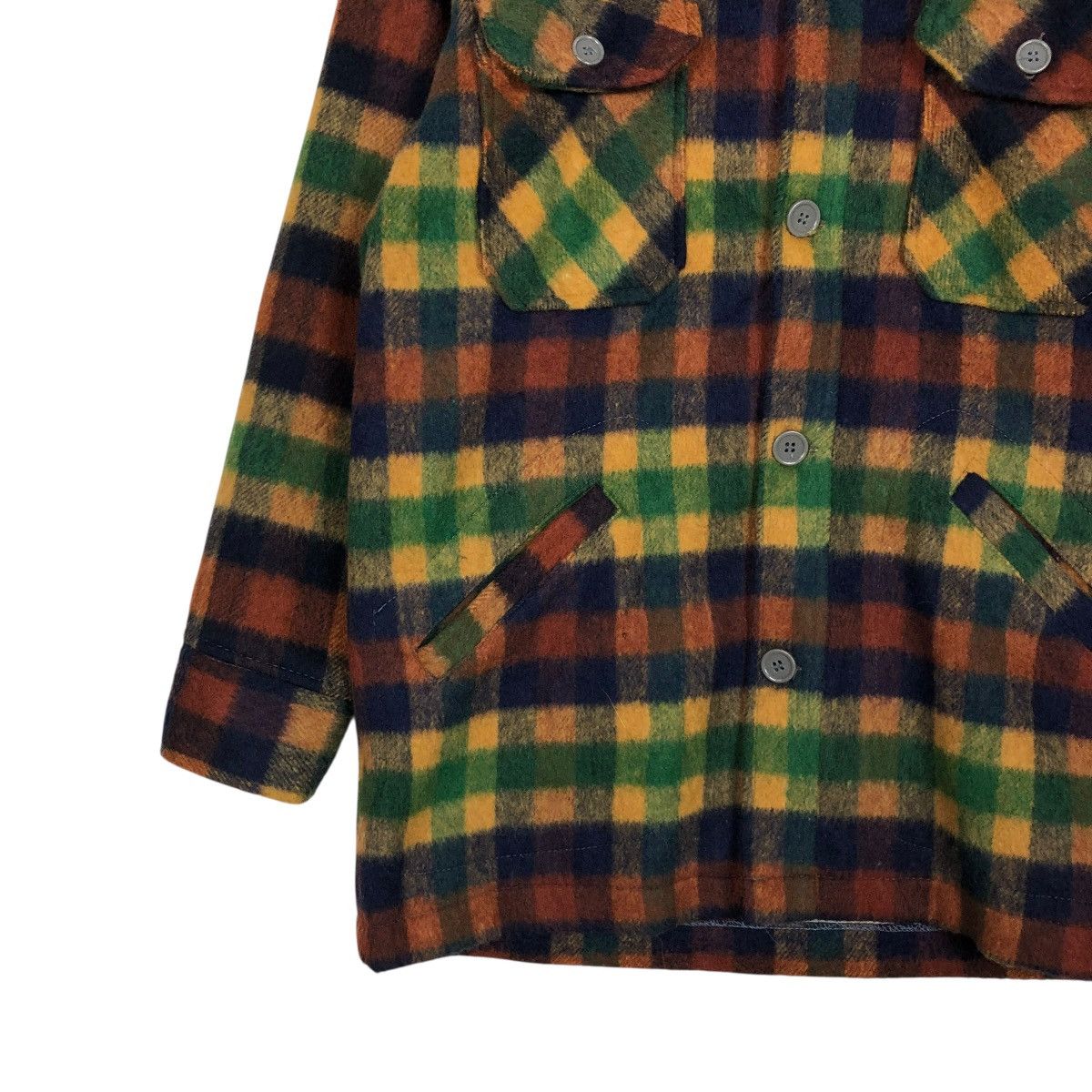 Japanese Brand 🔥VINTAGE WOOL CHORE JACKET TARTAN UNBRANDED ISSEY MIYAKE Size US M / EU 48-50 / 2 - 6 Thumbnail