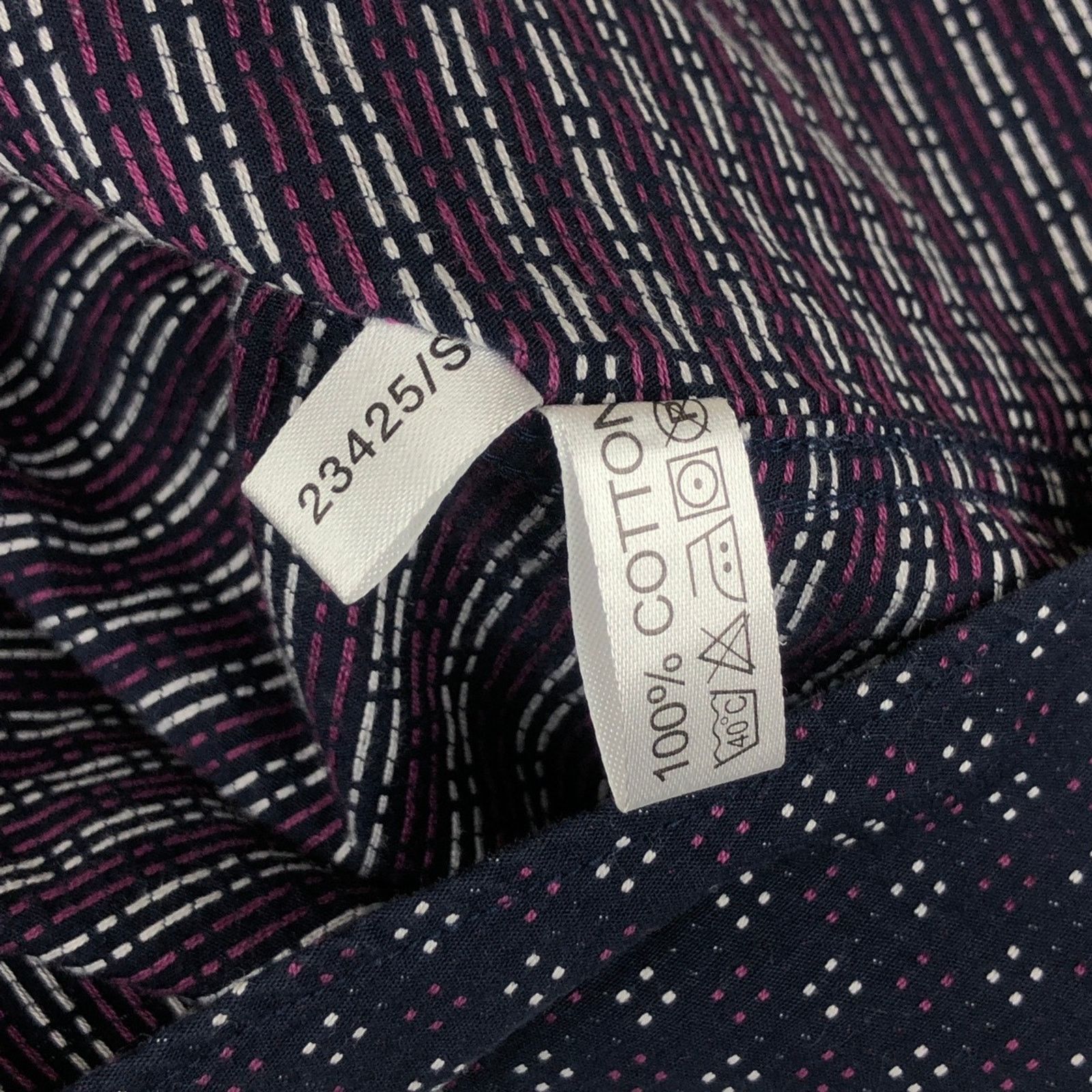 Vintage × Yves Saint Laurent Yves Saint Laurent YSL Logo Navy Shirt Size US S / EU 44-46 / 1 - 11 Thumbnail