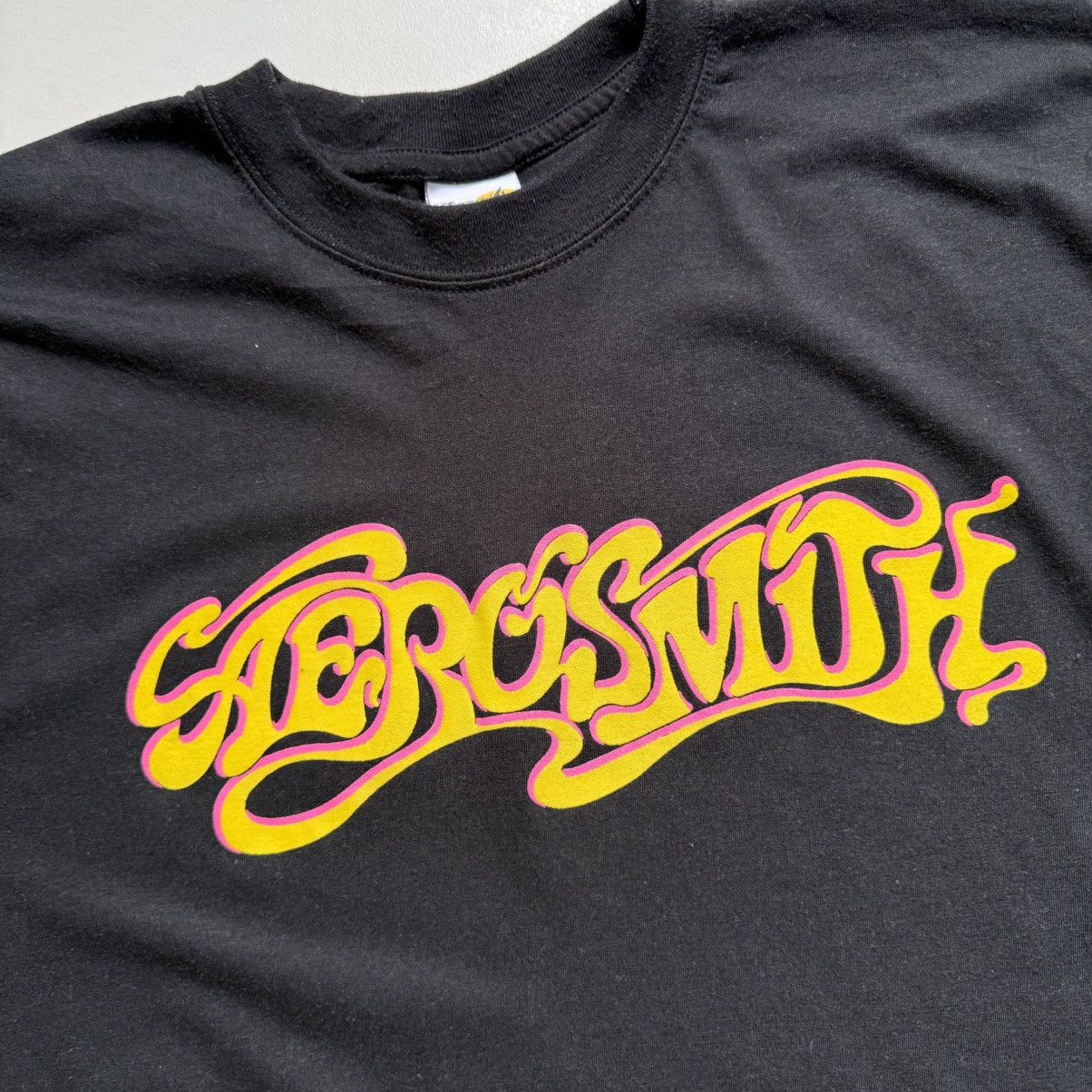 Aerosmith × Vintage Sick Rare! Vintage 2011 Aerosmith In Panama T-Shirt Size US M / EU 48-50 / 2 - 5 Thumbnail