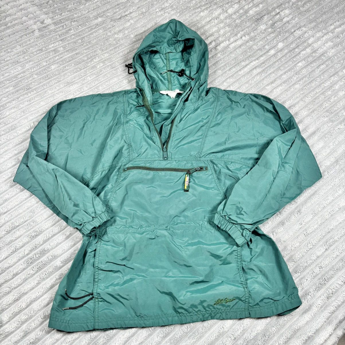 L.L. Bean VTG LL BEAN USA DARK GREEN THINSULATE 1/4 ZIP PULLOVER Size L / US 10 / IT 46 - 1 Thumbnail