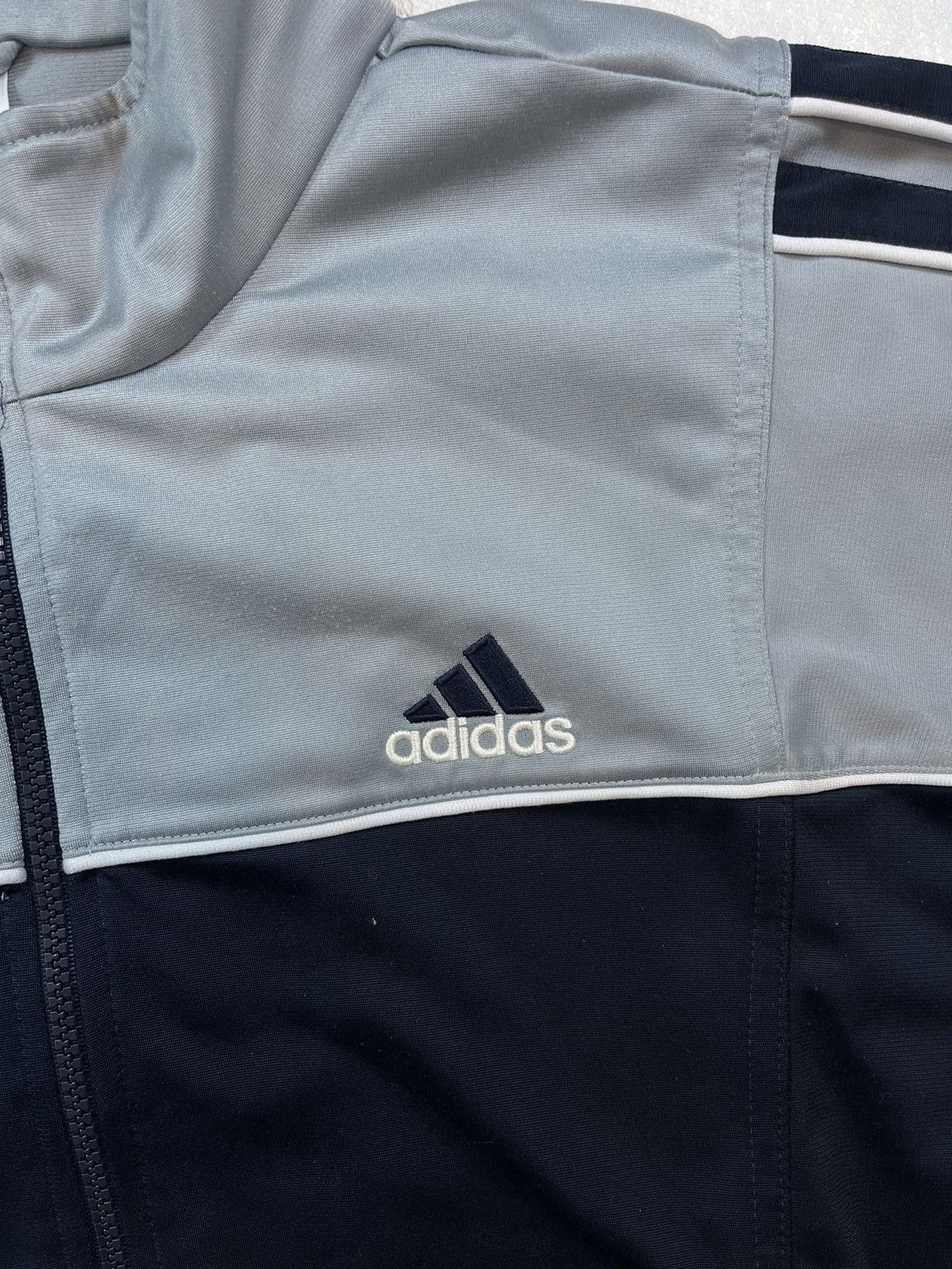 Adidas × Vintage 90's ADIDAS RETRO BIG BACK LOGO TRACK JACKET Y2K Size US XL / EU 56 / 4 - 4 Thumbnail
