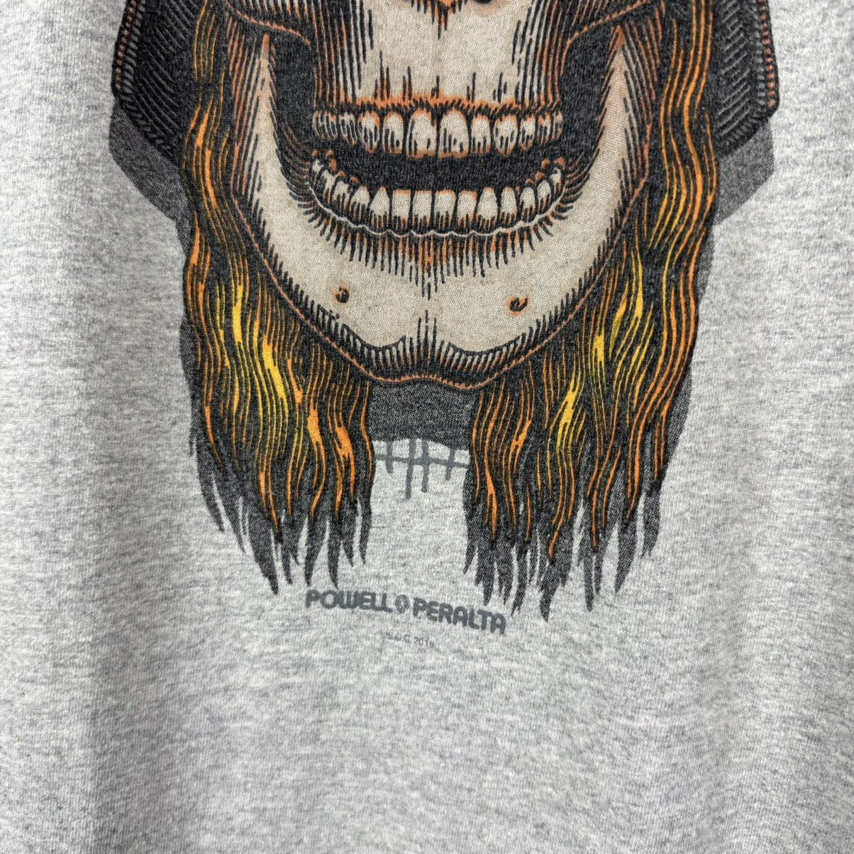 Powell Peralta Powell peralta skull big logo t shirt tee skateboards Size US XL / EU 56 / 4 - 3 Thumbnail