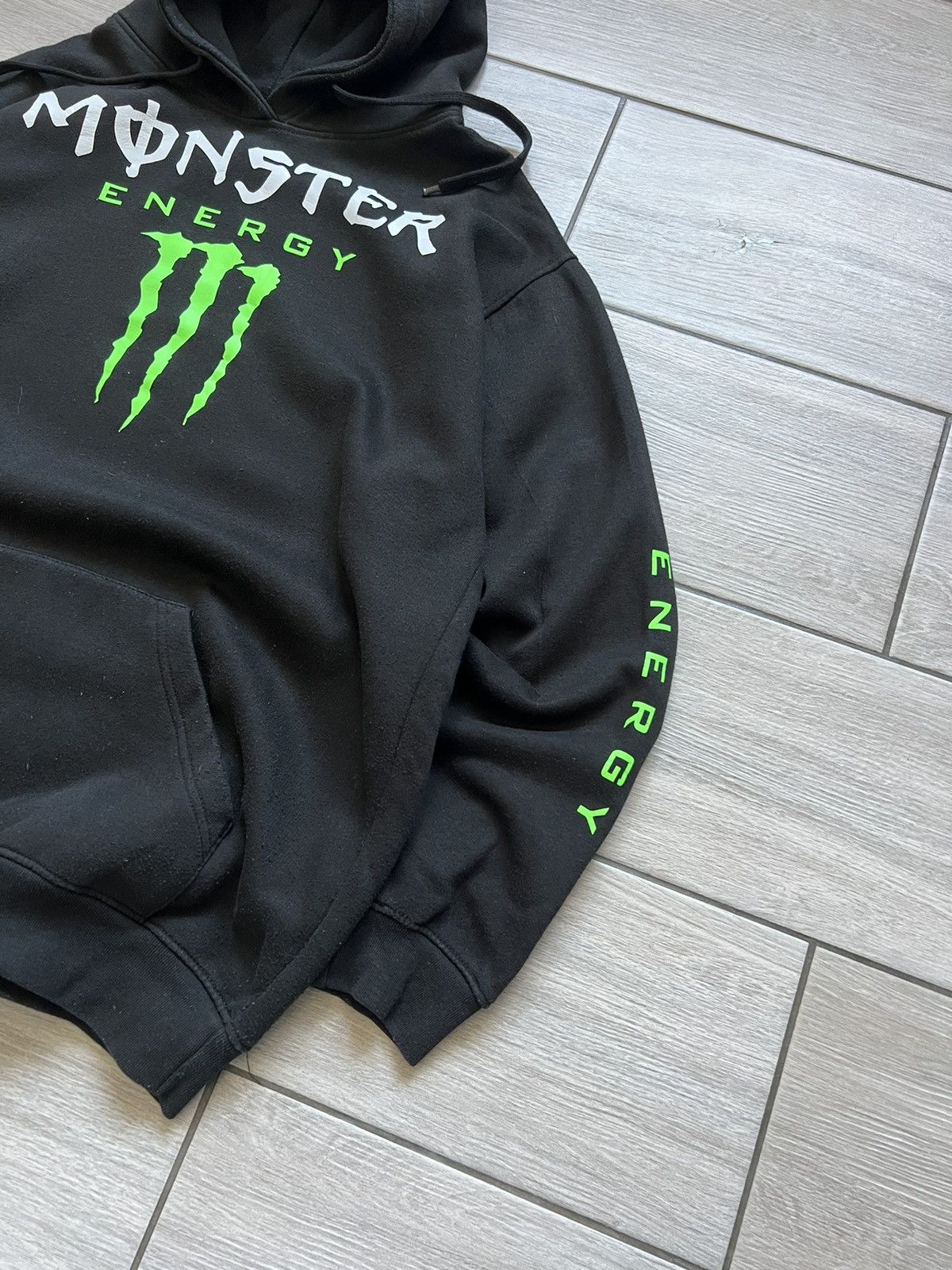 Fox Racing Crazy Y2K Monster Energy Zip Up Hoodie Vintage Avant Garde Size US L / EU 52-54 / 3 - 3 Thumbnail