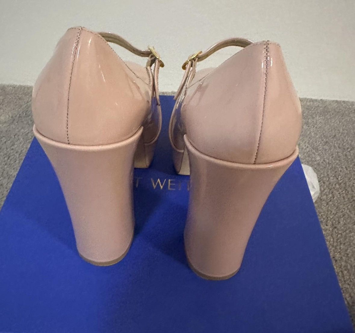 Stuart Weitzman Stuart Weitzman Skyhigh Mary Jane Platform Pumps Size US 9 / IT 39 - 6 Thumbnail