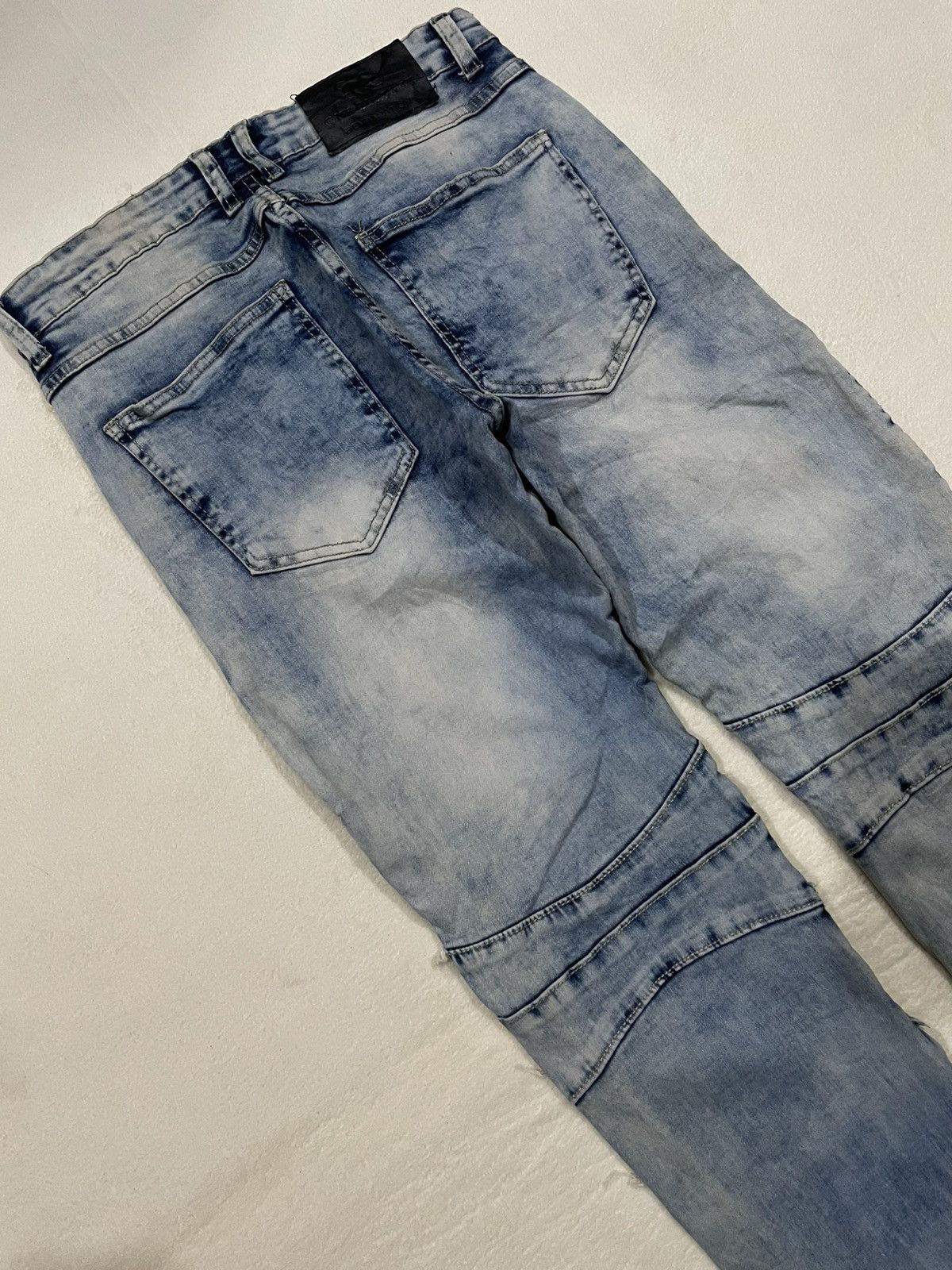 Japanese Brand Vintage One Culture Distressed Mudwash Faded Denim Jeans Size US 32 / EU 48 - 18 Thumbnail