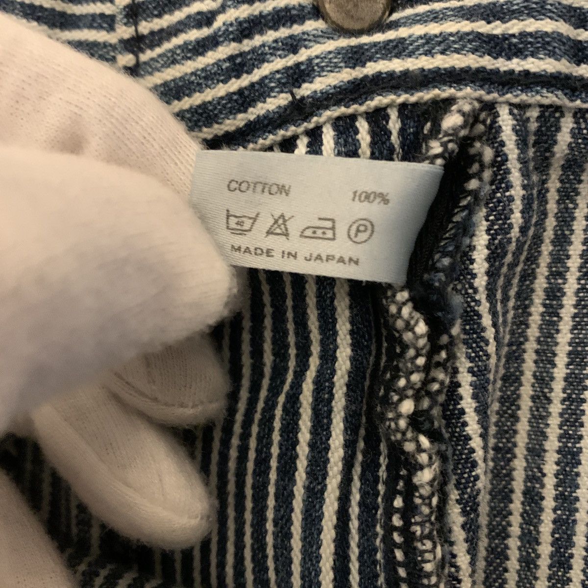 Number (N)ine Number (N)ine 2001AW “Standards” Blue Hickory Grunge Denim Size US 31 - 6 Thumbnail