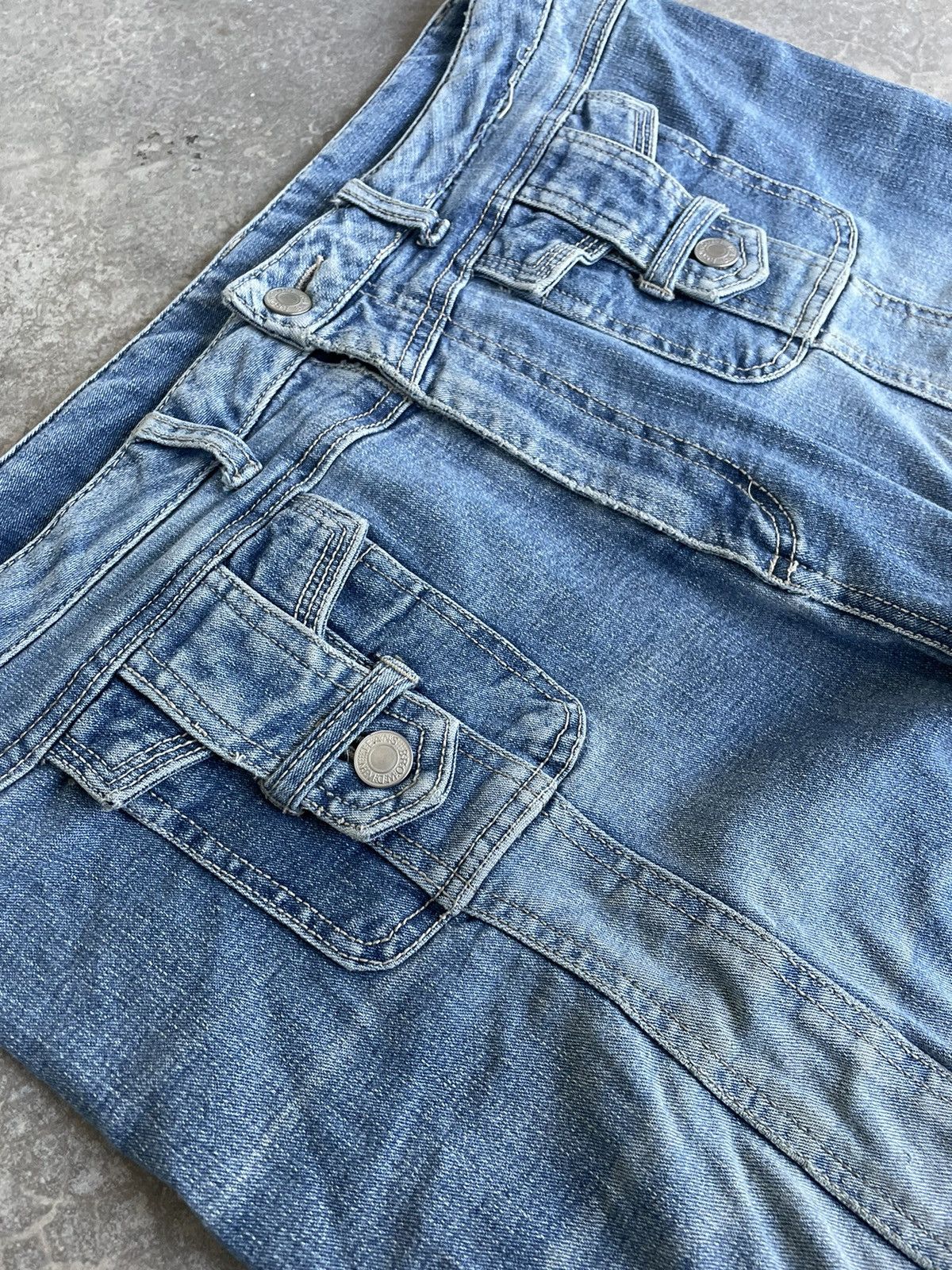 If Six Was Nine Japanese Brand Flare Jeans Size US 34 / EU 50 - 4 Thumbnail
