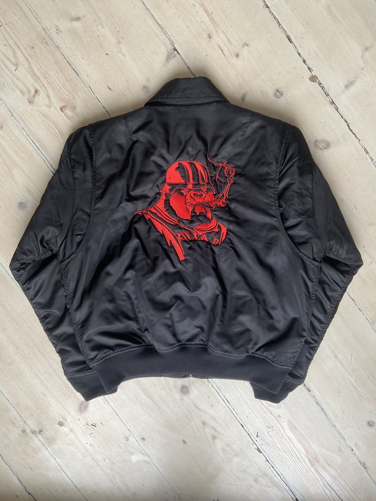 Band Tees × KTZ KTZ Metal Patch Bomber Jacket | Grailed