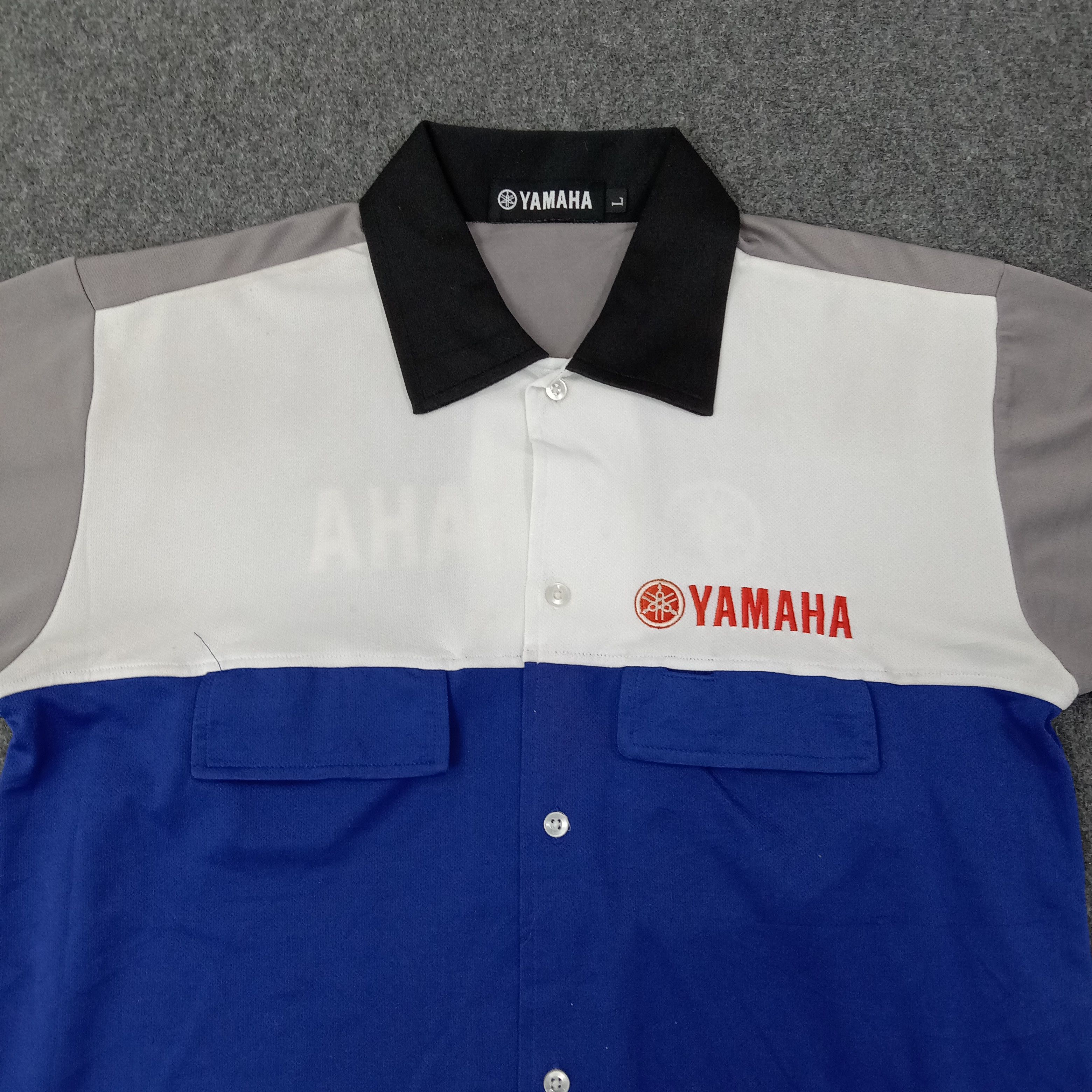 Yamaha Yamaha Japanese Racing Uniform Button Up Shirt C259N46 Size US S / EU 44-46 / 1 - 2 Thumbnail
