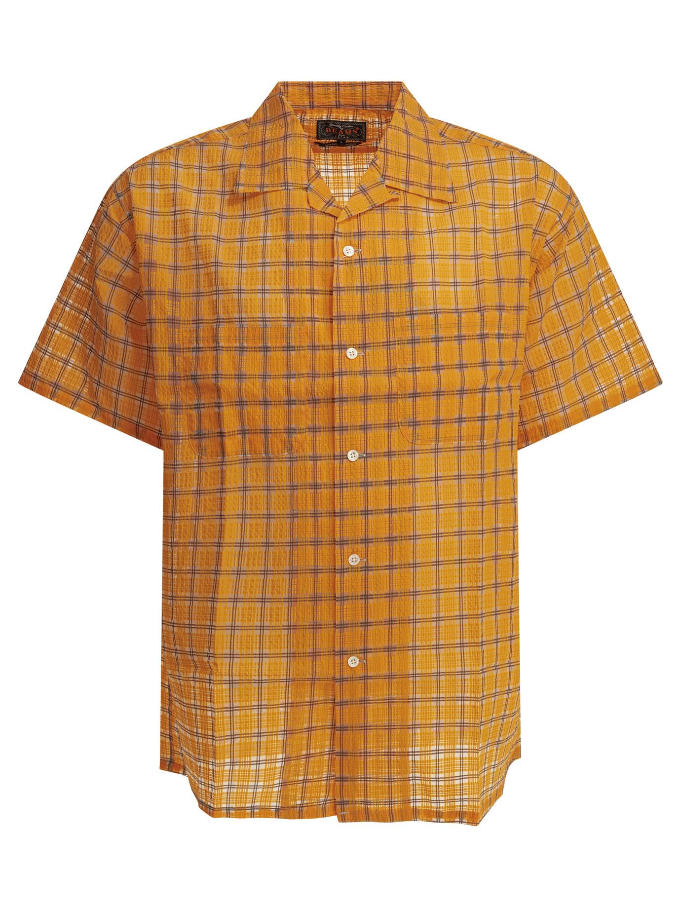 Beams Plus Beams Plus Open Collar Nylon Airy Plaid Casual Shirt tag size M Men - USA Duties Paid Size US M / EU 48-50 / 2 - 1 Thumbnail