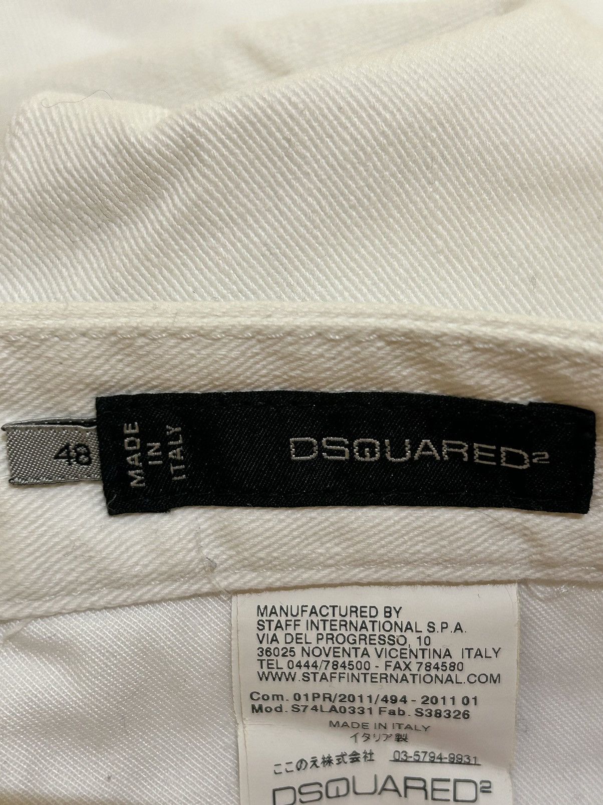 Dsquared2 DSquared2 White Flag Pin Denim Size US 32 / EU 48 - 5 Thumbnail