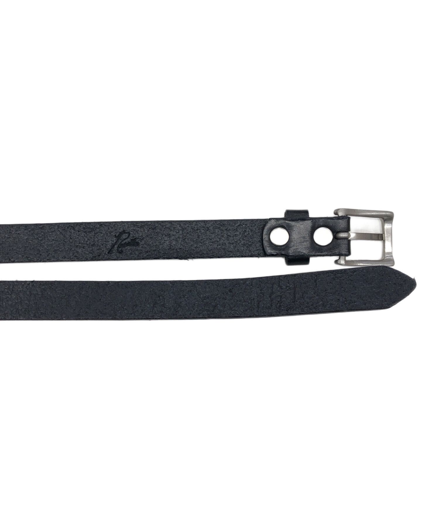 Needles NEEDLES EMBOSSED LEATHER BELT Size 32 - 3 Thumbnail
