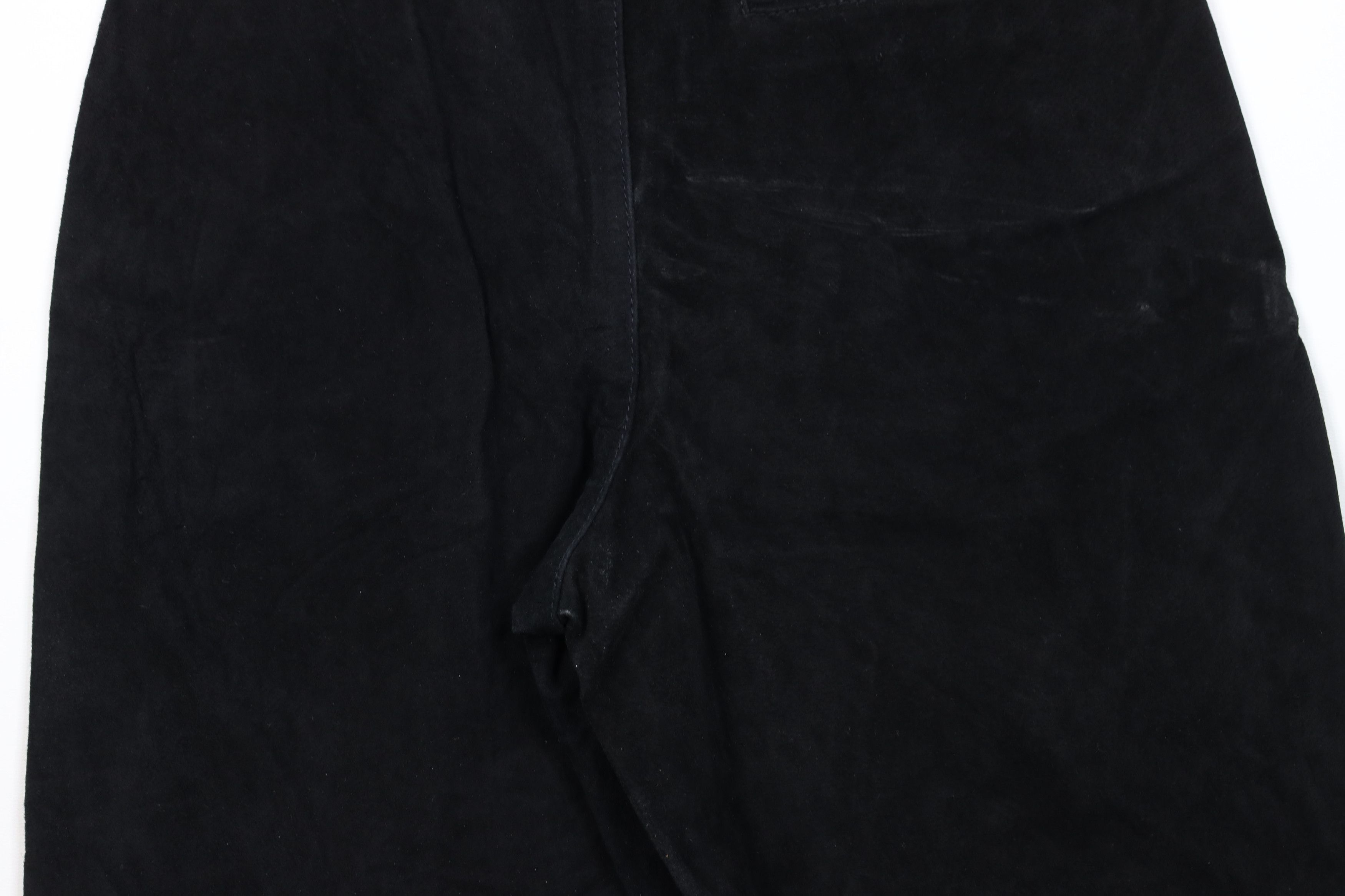Vintage Vintage 90s Streetwear Striped Pleated Suede Leather Shorts Size US 30 / EU 46 - 12 Thumbnail