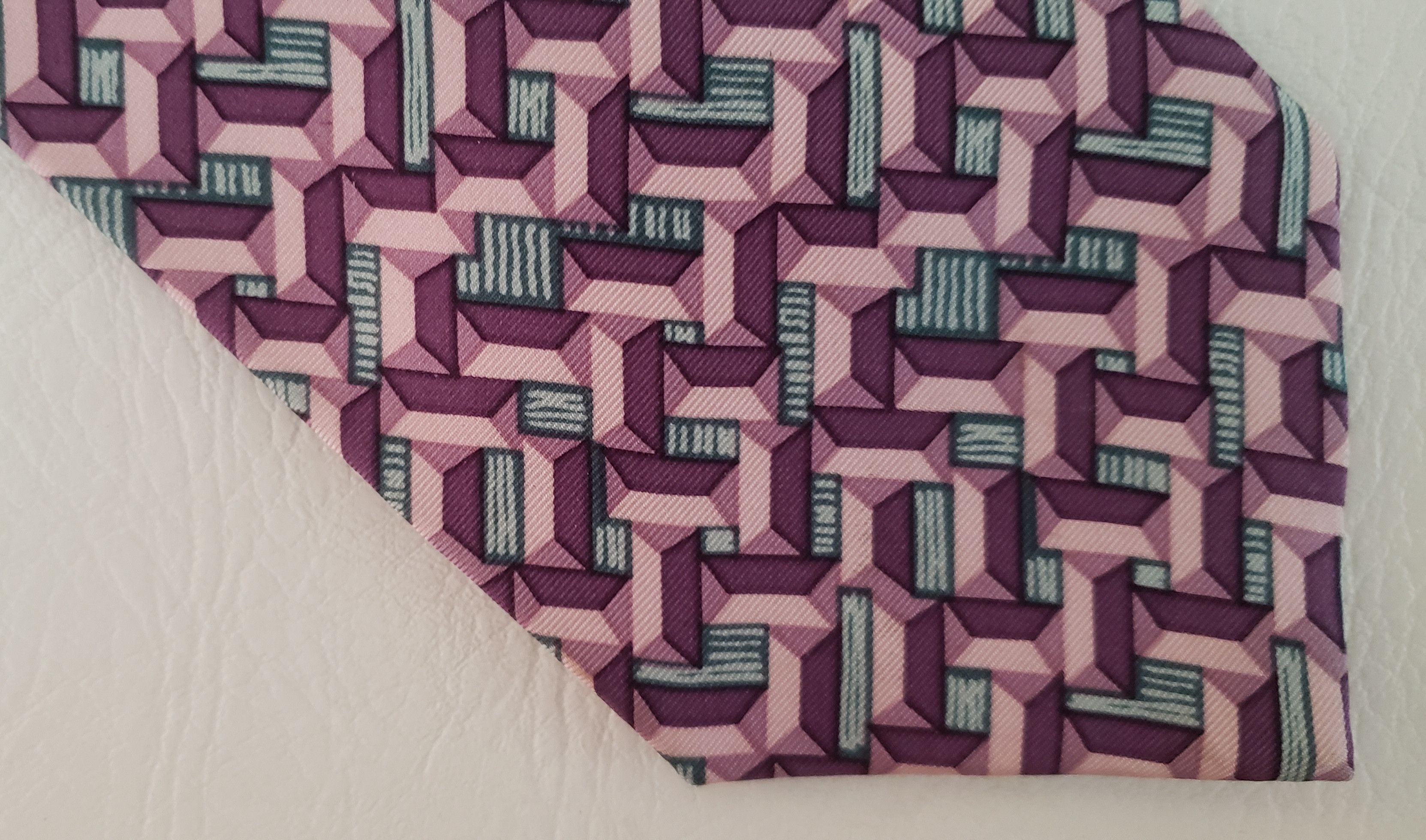 Pierre Balmain Pierre Balmain neck tie pink purple silk 1980s Size ONE SIZE - 2 Thumbnail