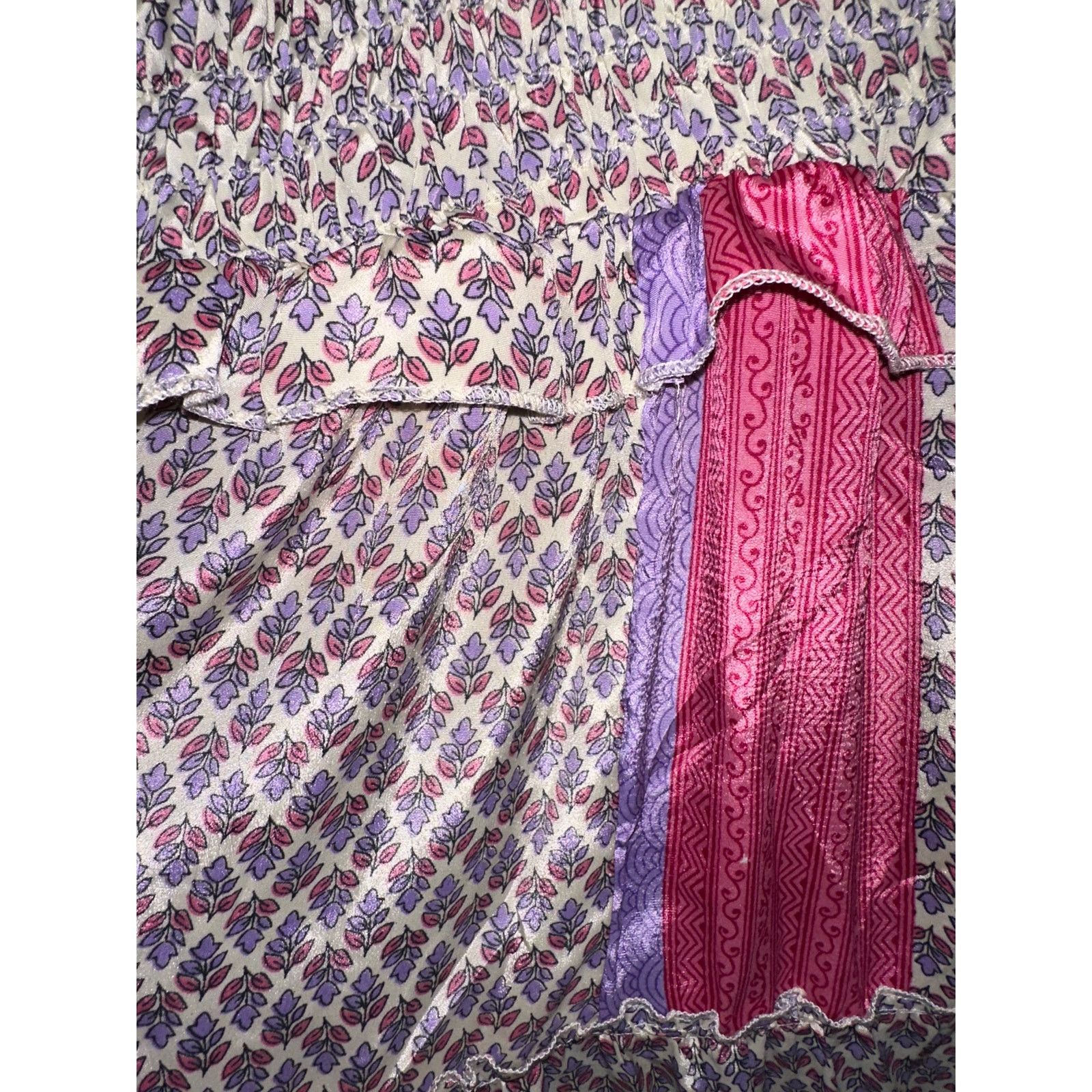 Other PERRY WALKER COLLECTIVE SILK BLEND INDIA PATCH MAXIDRESS Size ONE SIZE - 8 Thumbnail