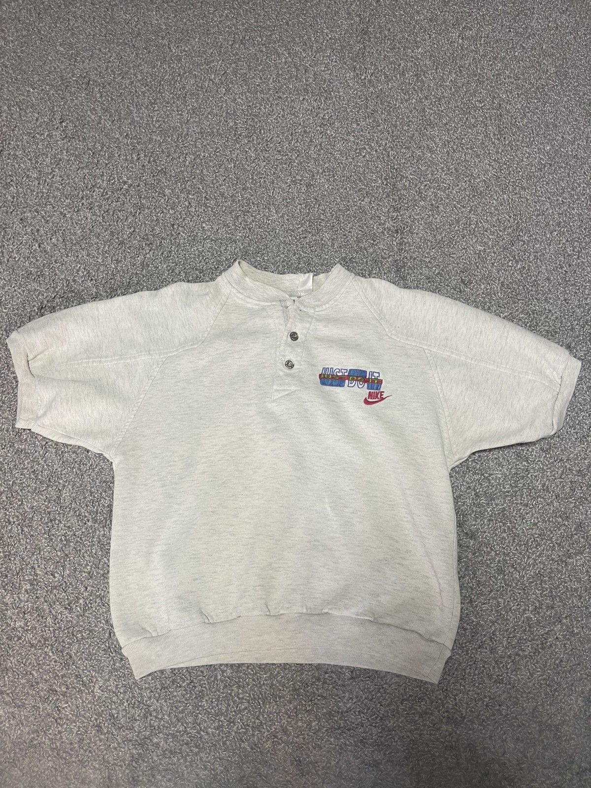 Nike Nike Just Do It Embro Logo Vintage Henley T-Shirt Size M Size M / US 6-8 / IT 42-44 - 1 Thumbnail