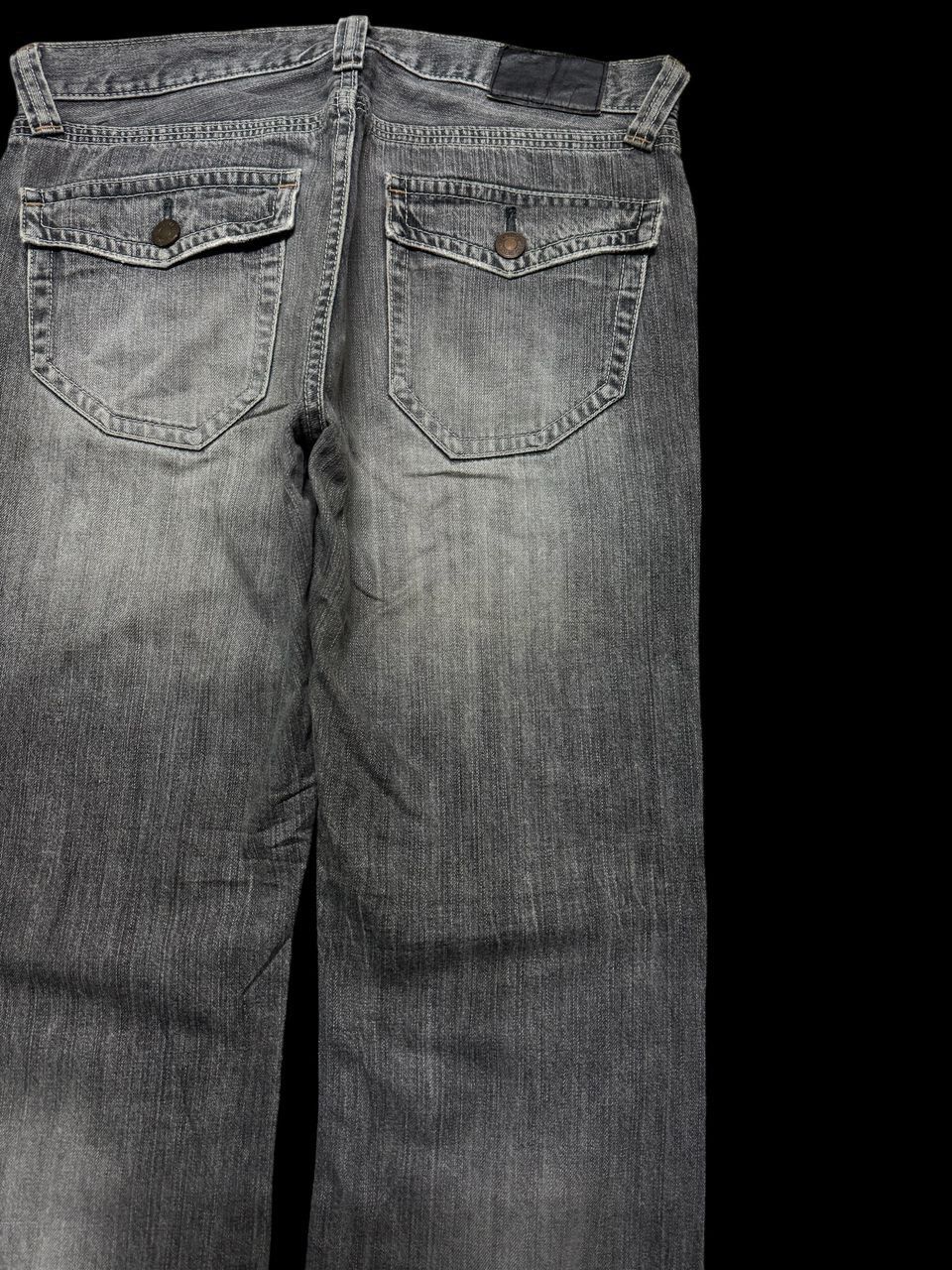 Jun Takahashi 💥Flare💥90’s Style Uniqlo Regular Fit Bootcut Sand Wash Size US 33 - 15 Thumbnail