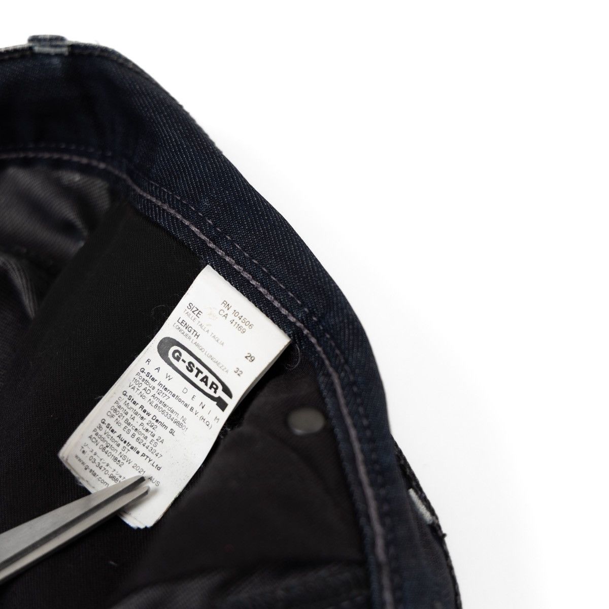 G-Star G-Star Raw 3301 Jack Pant Jeans Dark Blue Straight Button Size US 29 - 5 Thumbnail
