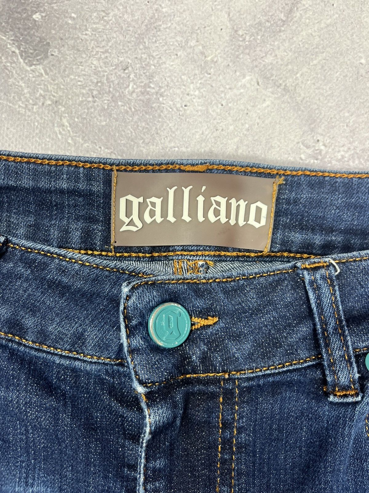 John Galliano Galliano Slim fit Distressed Denim Pants Jeans Size 30" / US 8 / IT 44 - 8 Thumbnail