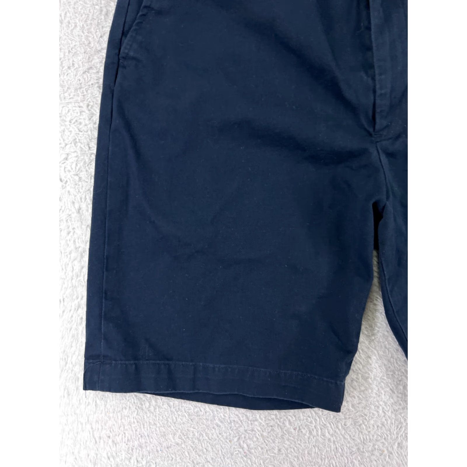 Nautica Nautica Shorts Mens 34 Blue 100% Cotton Twill Chino Zip Fly Casual Skate Surf - Regular Fit, Mid Rise, 10 Inseam, Cotton Canvas, Blue, Men Size US 34 / EU 50 - 6 Thumbnail