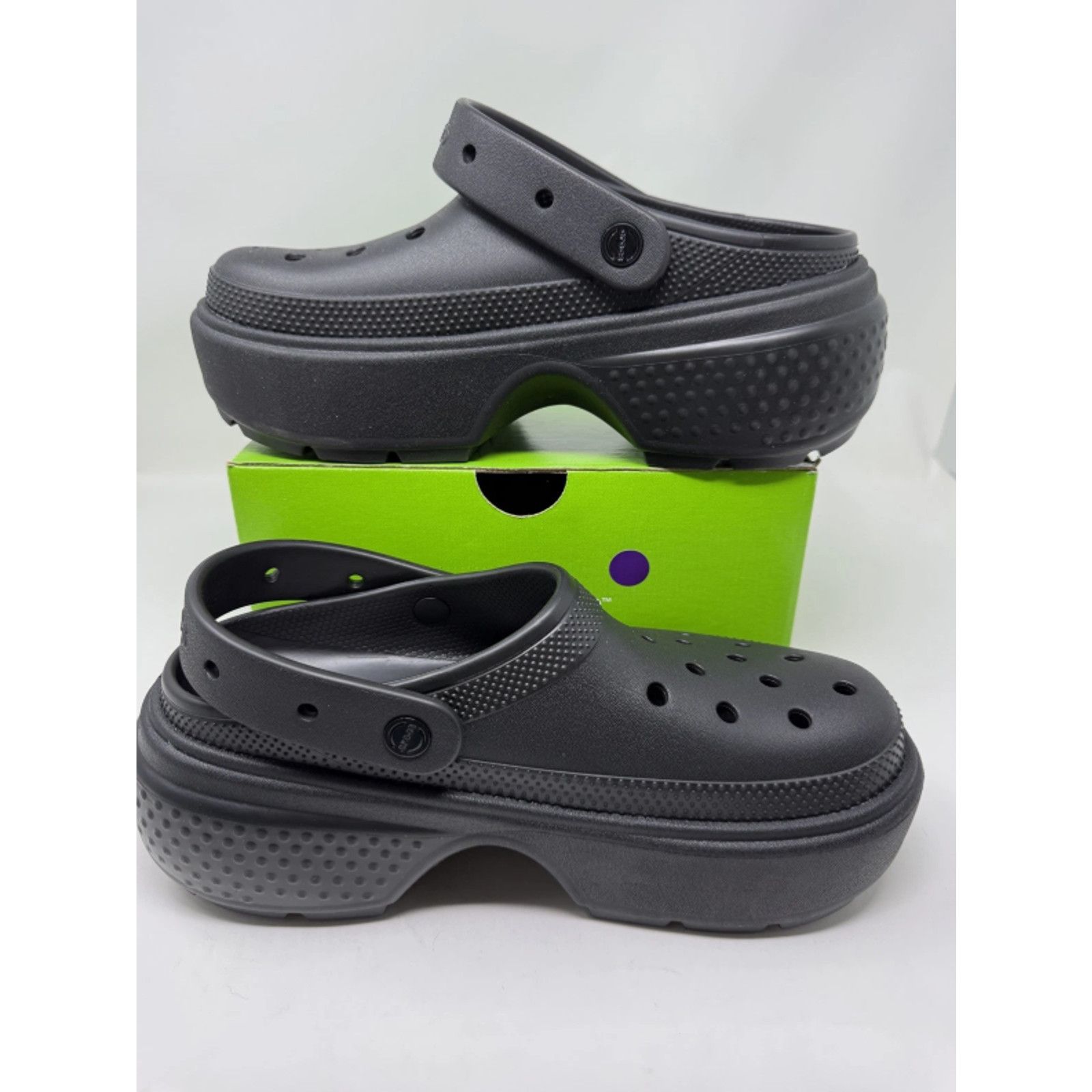 Crocs Crocs Stomp Clog Croc Black WMNS 11 Size US 11 / IT 41 - 9 Thumbnail