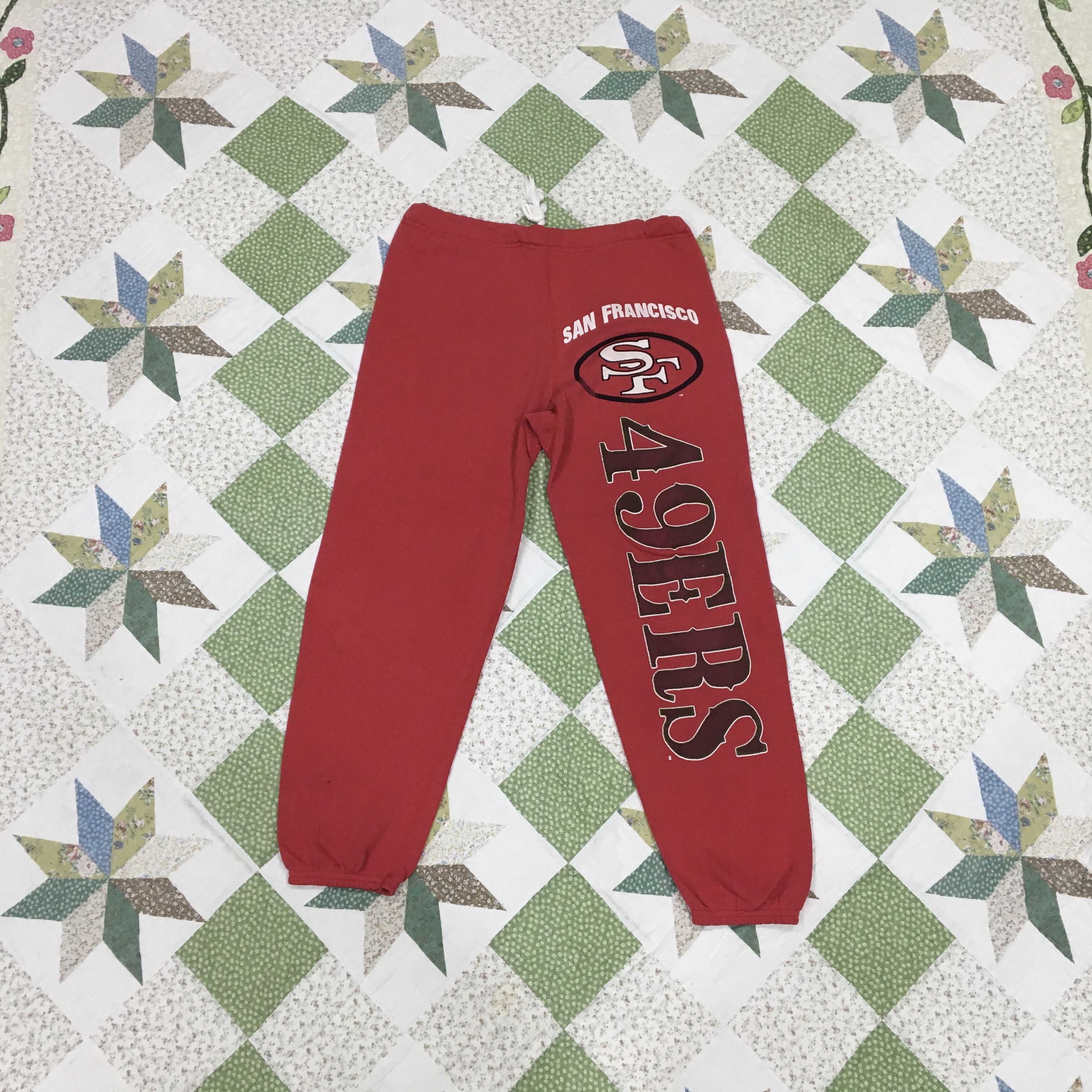 NFL Vintage SAN FRANCISCO 49ers Jogger Pants Size 32" / US 10 / IT 46 - 2 Thumbnail