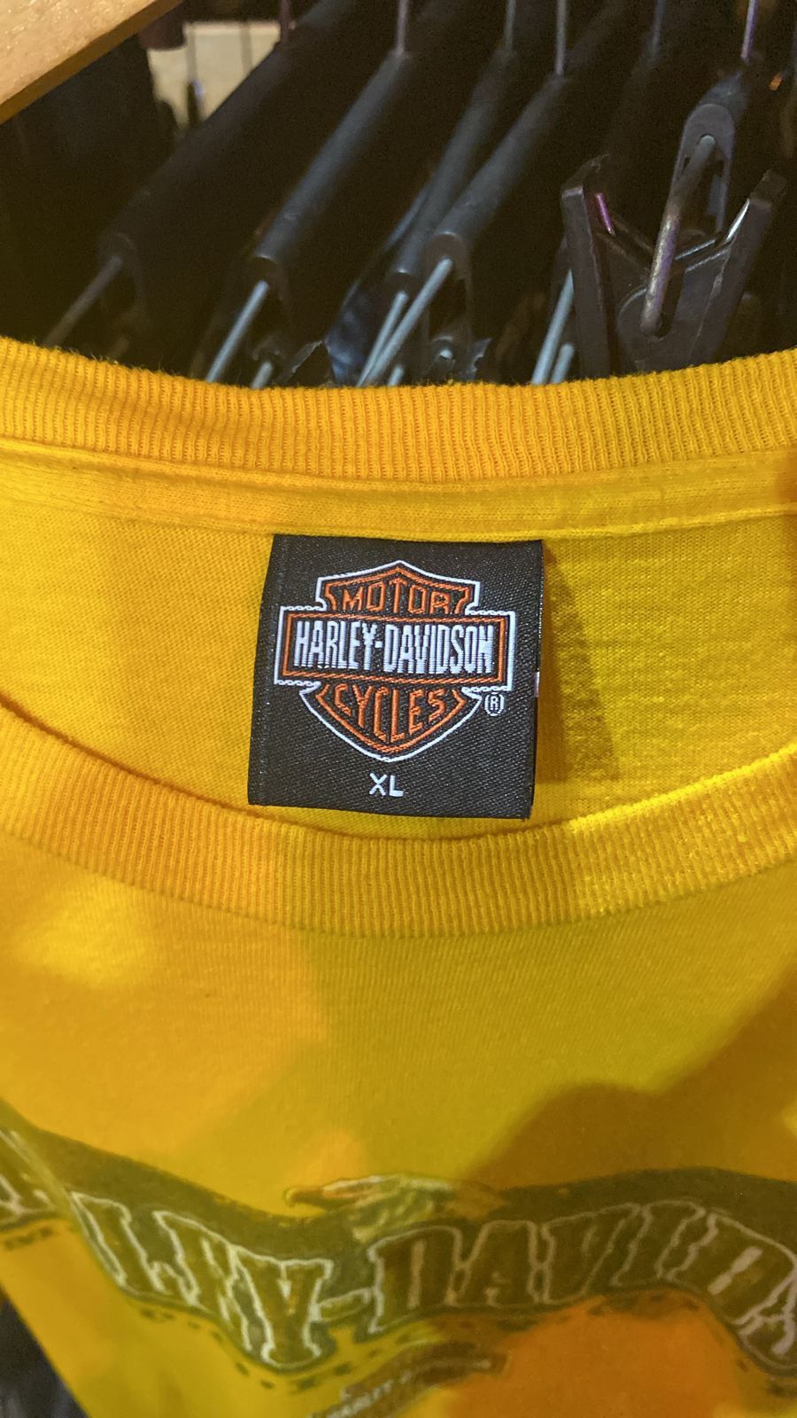 Harley Davidson × Vintage T-shirt Harley davidson Size US XL / EU 56 / 4 - 4 Thumbnail