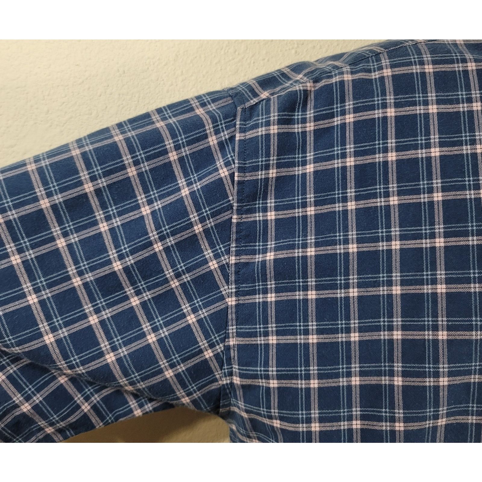 Other Sun River Blue Pink Plaid Button Up Collard Shirt Large Size US L / EU 52-54 / 3 - 6 Thumbnail