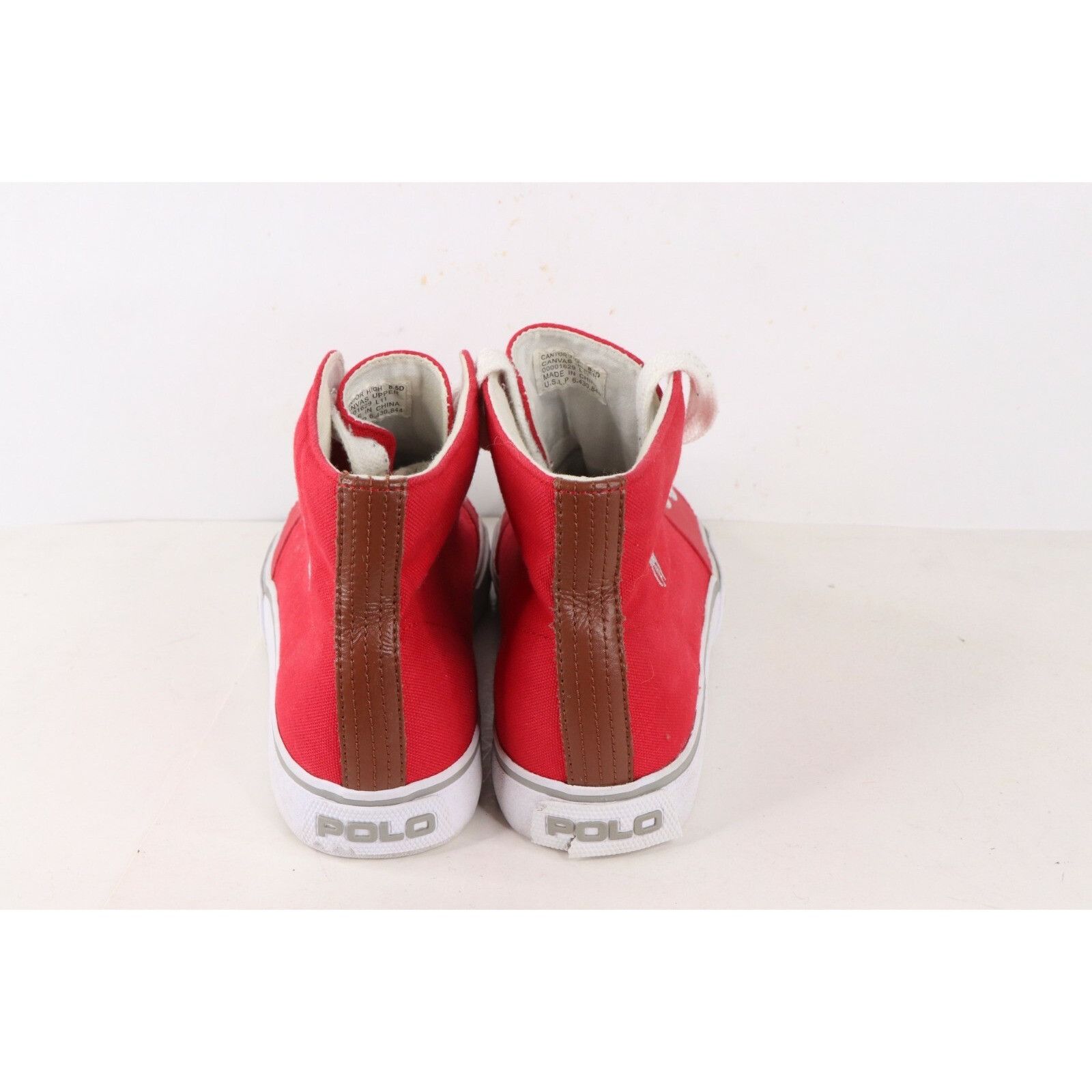 Ralph Lauren Vintage Ralph Lauren Distressed Spell Out High Top Shoes Size US 8.5 / EU 41-42 - 5 Thumbnail