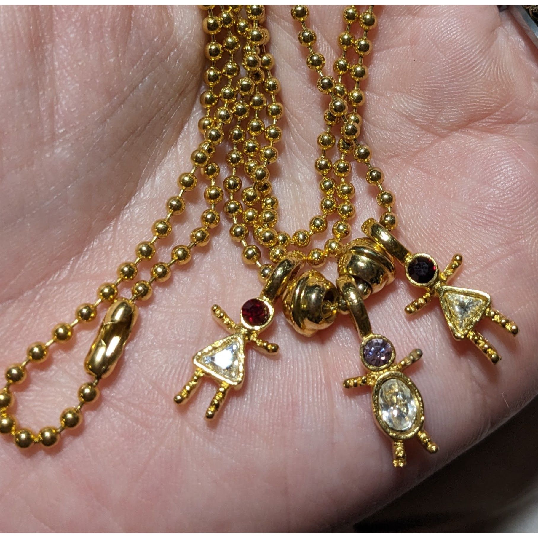 Other Gold Birthstone Kid Figural Charm Necklace Size ONE SIZE - 11 Thumbnail