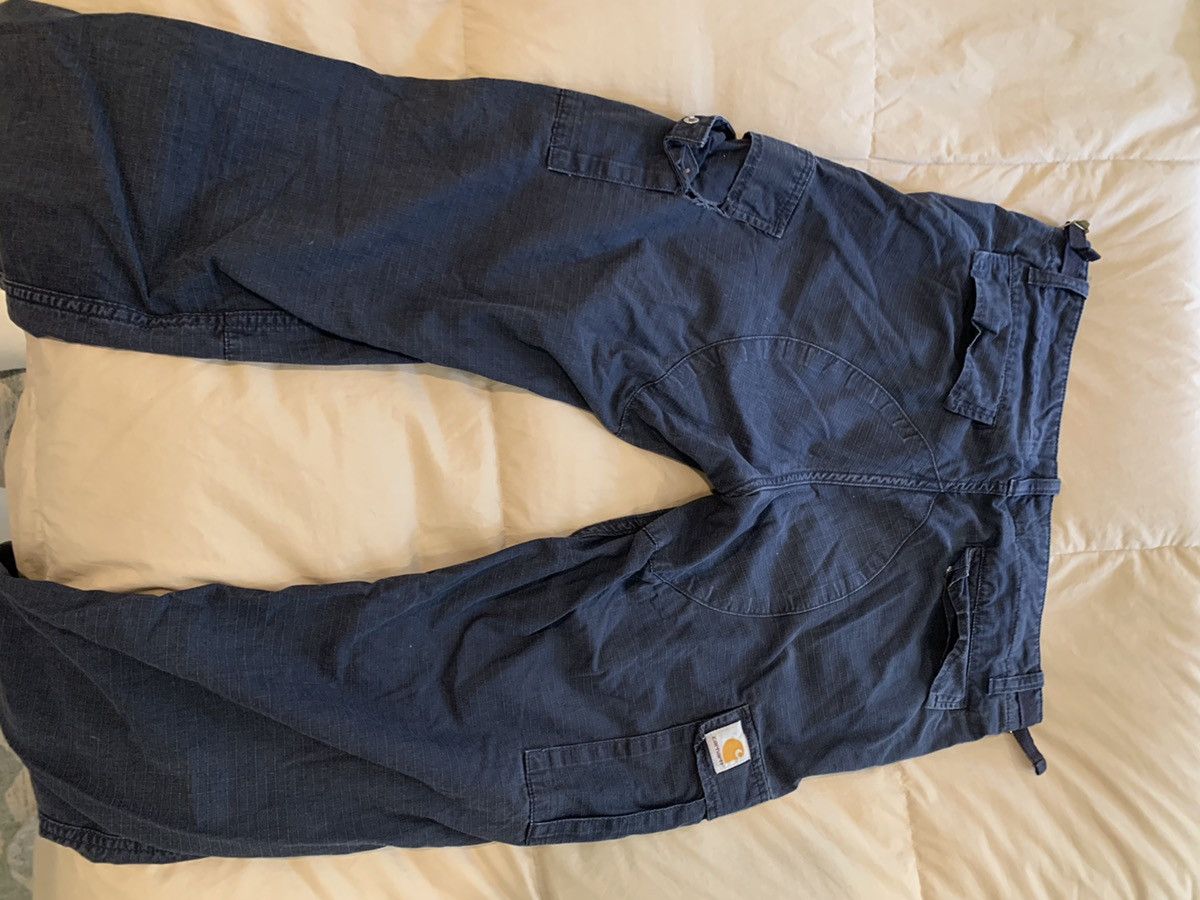 Carhartt Wip Carhartt WIP Aviator Pants - 30/32 - Blue Size US 30 / EU 46 - 4 Thumbnail