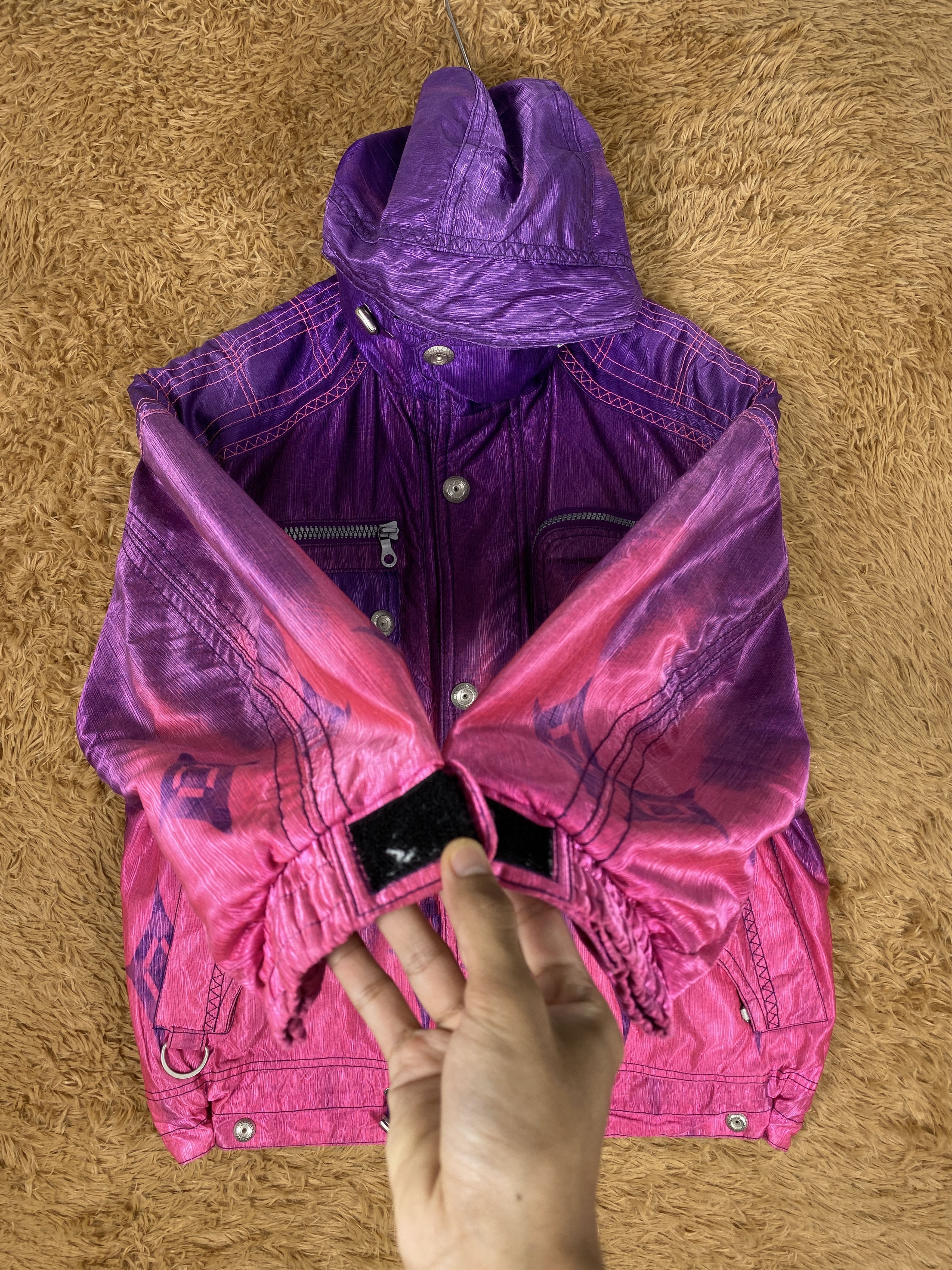 Asics Vintage Asics Hokey Team Hoodie Ski Jacket J2198 Size US L / EU 52-54 / 3 - 4 Thumbnail