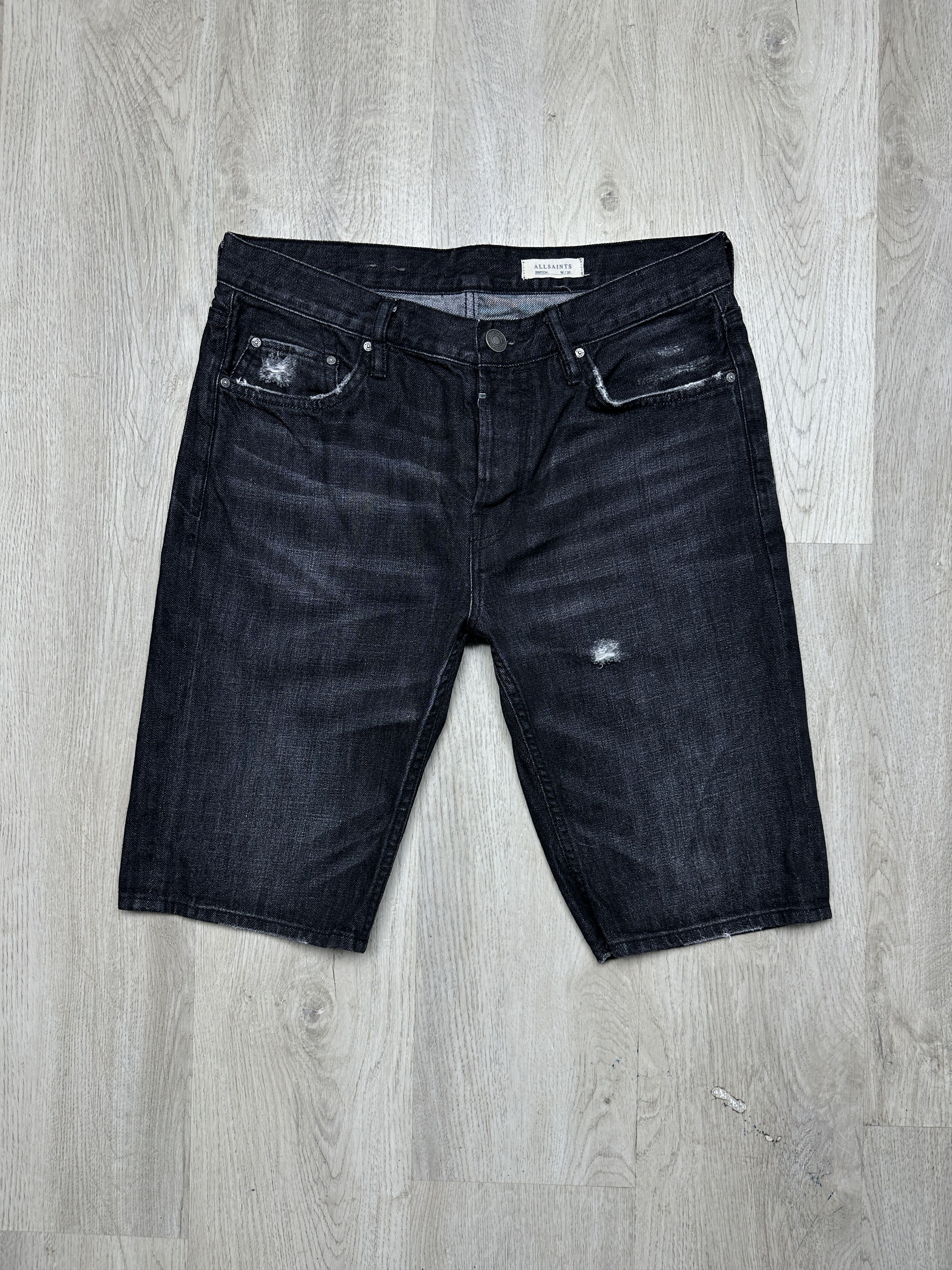 Allsaints Allsaints Hancox Mens Denim Shorts Size US 30 / EU 46 - 1 Thumbnail
