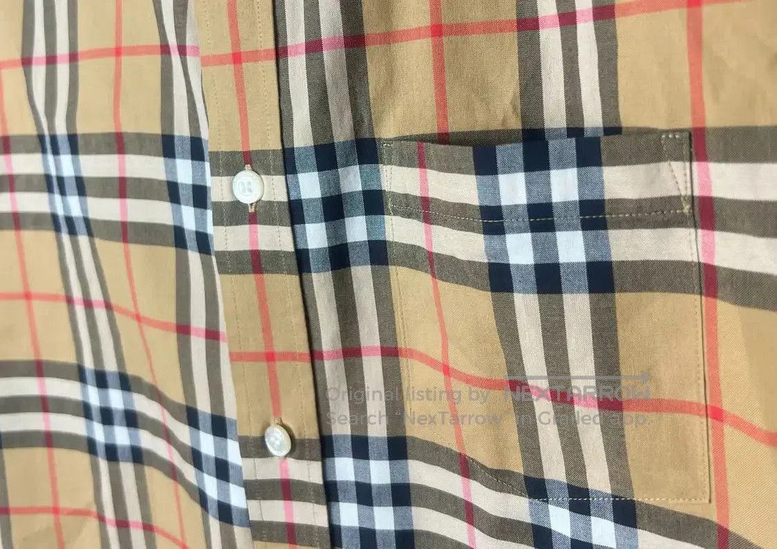 Burberry Burberry Yellow Cotton Long Sleeve Shirt. Size US S / EU 44-46 / 1 - 3 Thumbnail