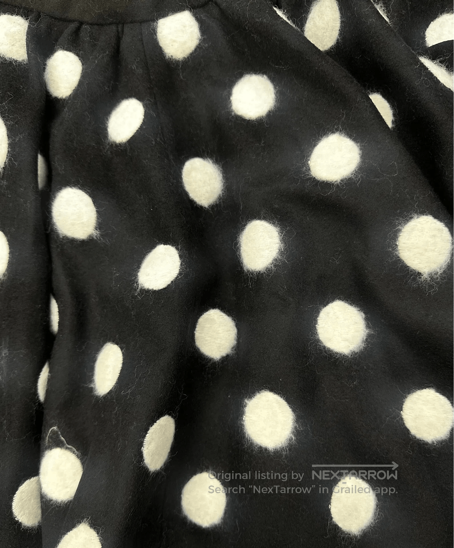 Rochas Rochas Polka Dot Pleated Mini Skirt. Size 37" - 3 Thumbnail