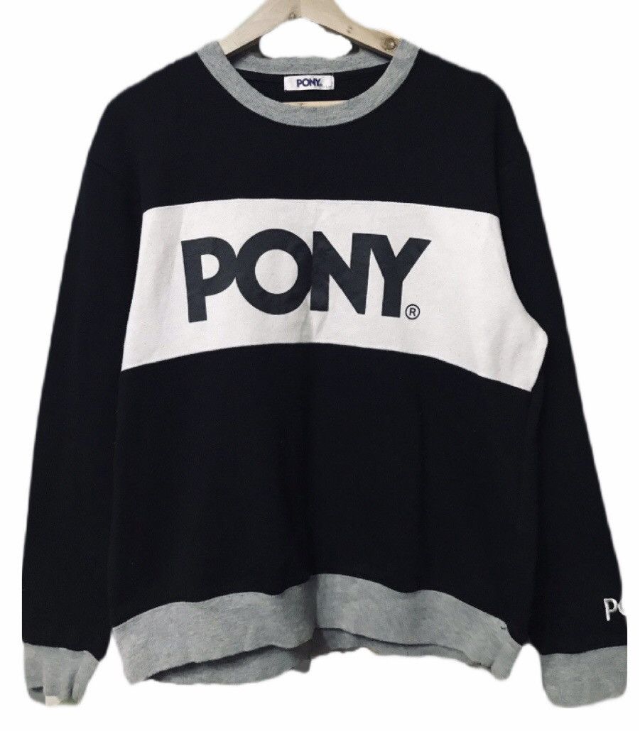 PONY Pony Sweatshirt Big Logo Pullover Size US M / EU 48-50 / 2 - 1 Thumbnail