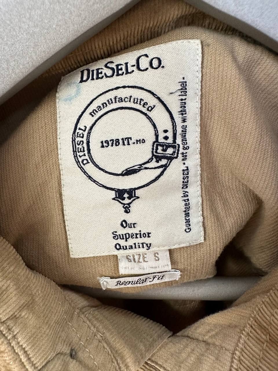 Diesel Diesel Co. Western Corduroy Shirt Vintage Camel Brown Size US S / EU 44-46 / 1 - 14 Thumbnail