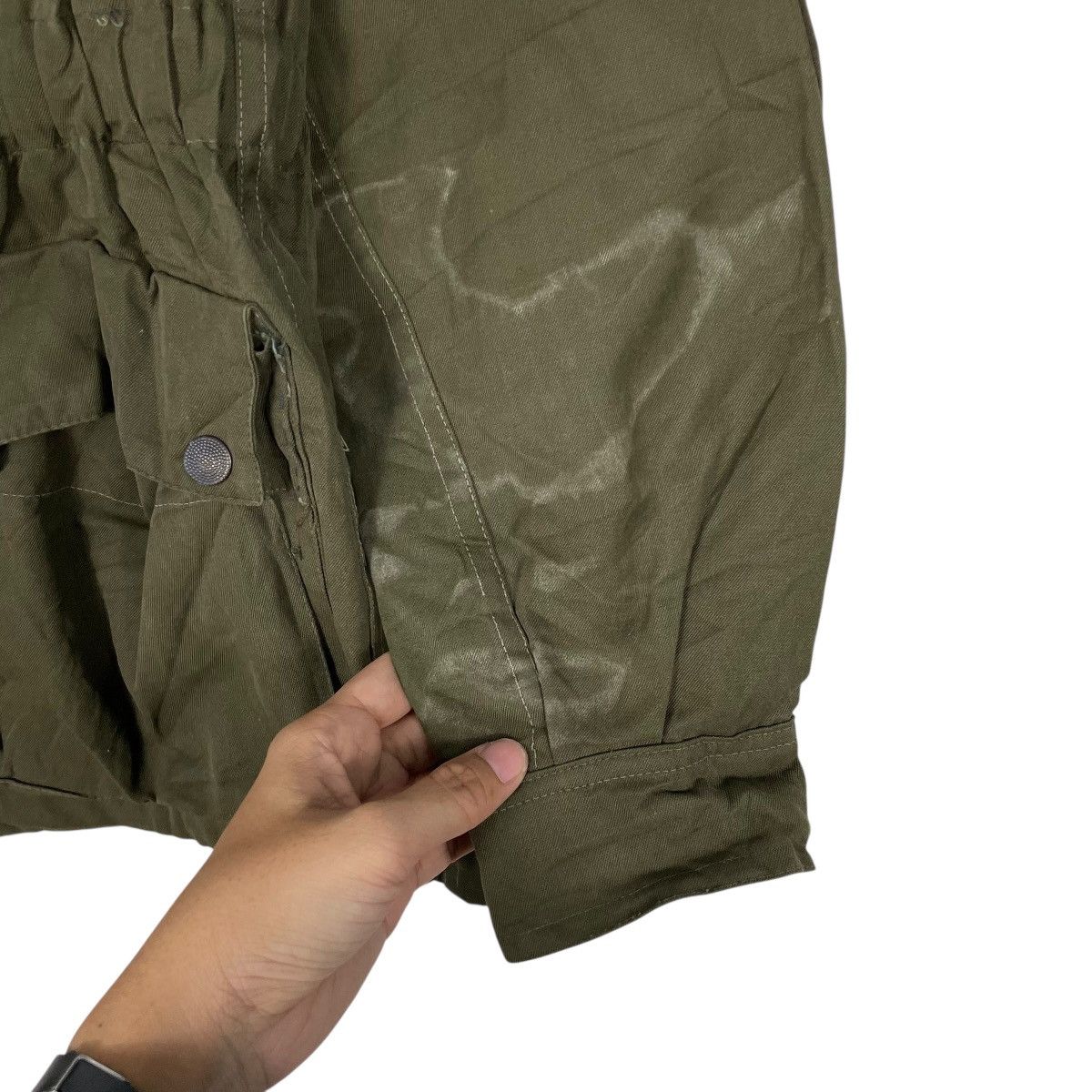 Vintage Vintage Olive Drab Italian Army Surplus Field Jacket Size US S / EU 44-46 / 1 - 13 Thumbnail